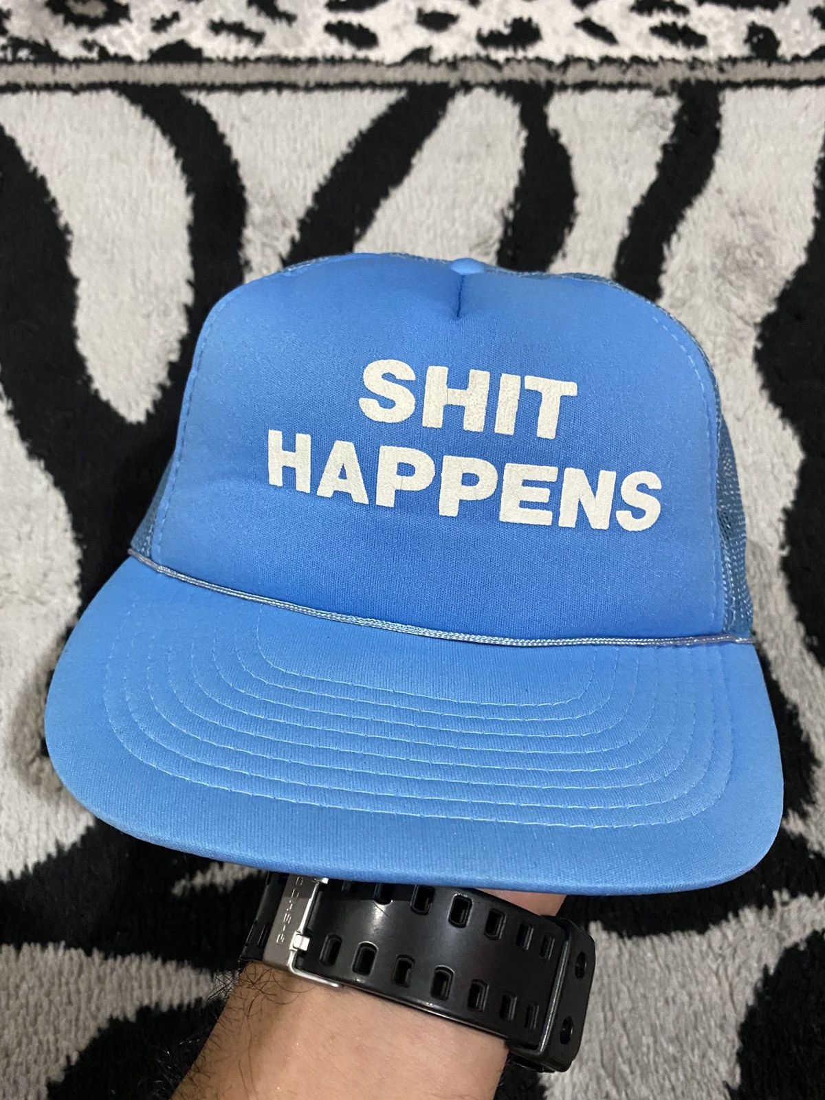 Other " SHIT HAPPENS " Trucker Hat Rare Size ONE SIZE - 9 Thumbnail