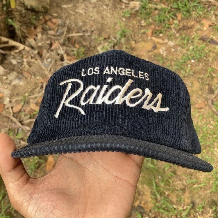 LOS ANGELES RAIDERS NFL CORDUROY HAT DEADSTOCK