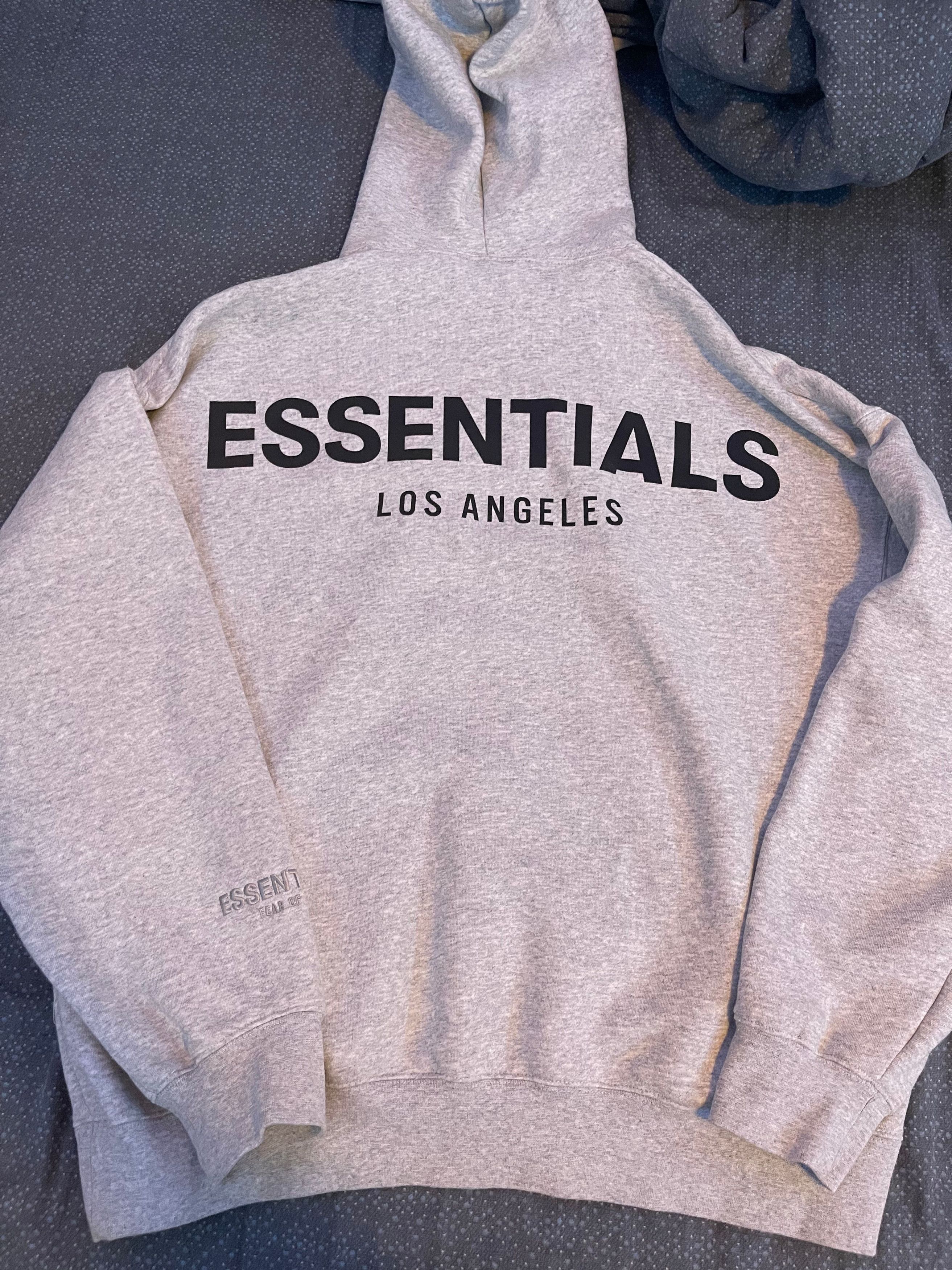 Fear of God FEAR OF GOD ESSENTIALS Los Angeles 3M Pullover Hoodie Grey Size US M / EU 48-50 / 2 - 1 Thumbnail