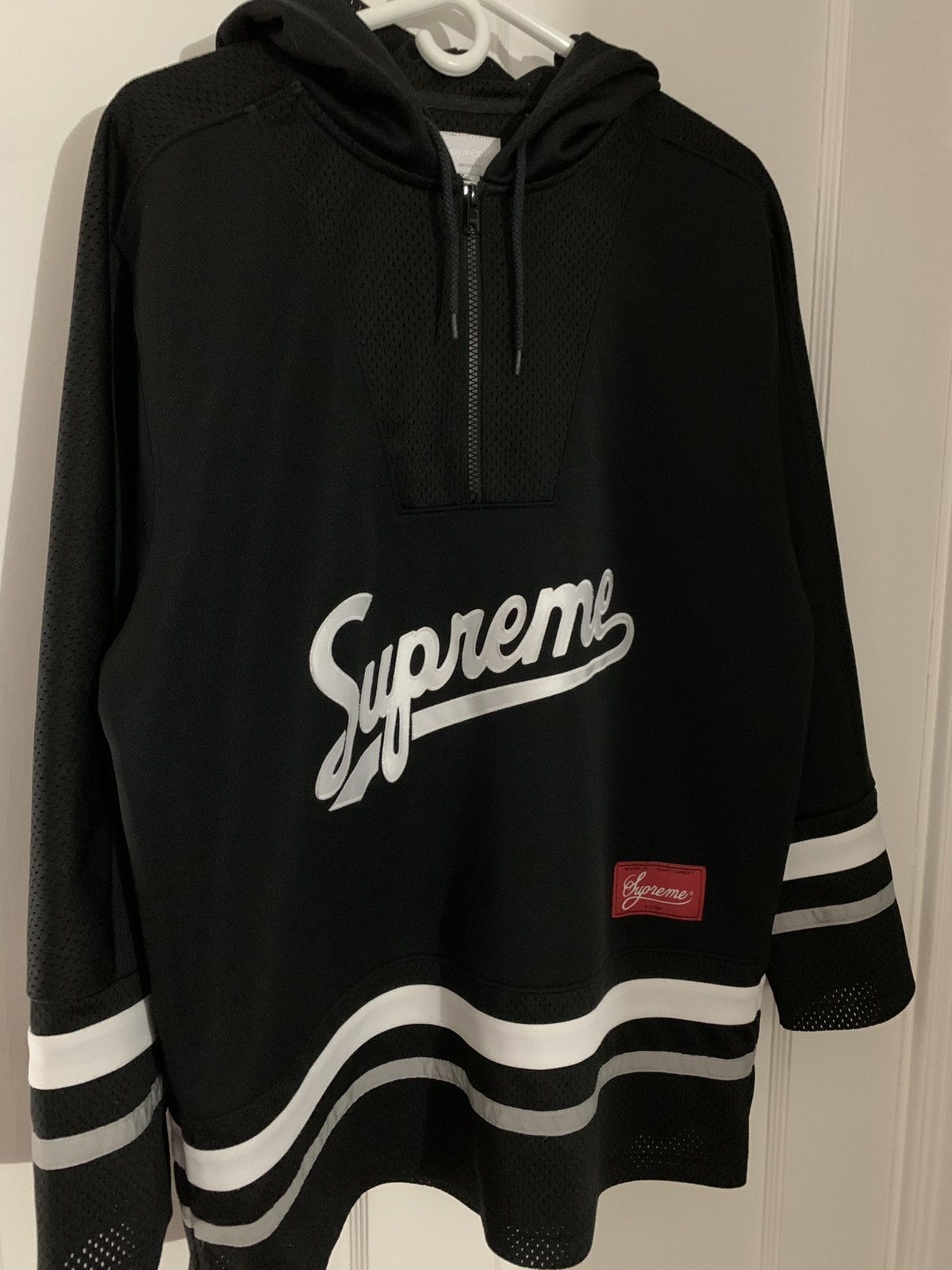 2024 Supreme Script hooded Hockey Top