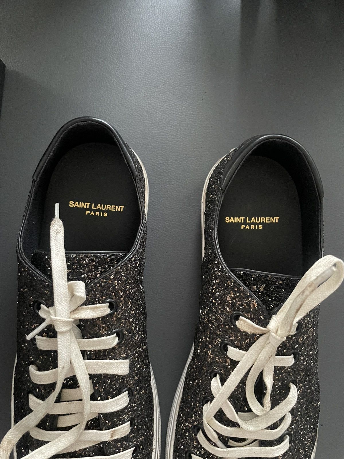Saint Laurent Paris × Yves Saint Laurent Limited Edition Saint Laurent Super Runway Glitters Sneakers Size US 10 / EU 43 - 14 Thumbnail
