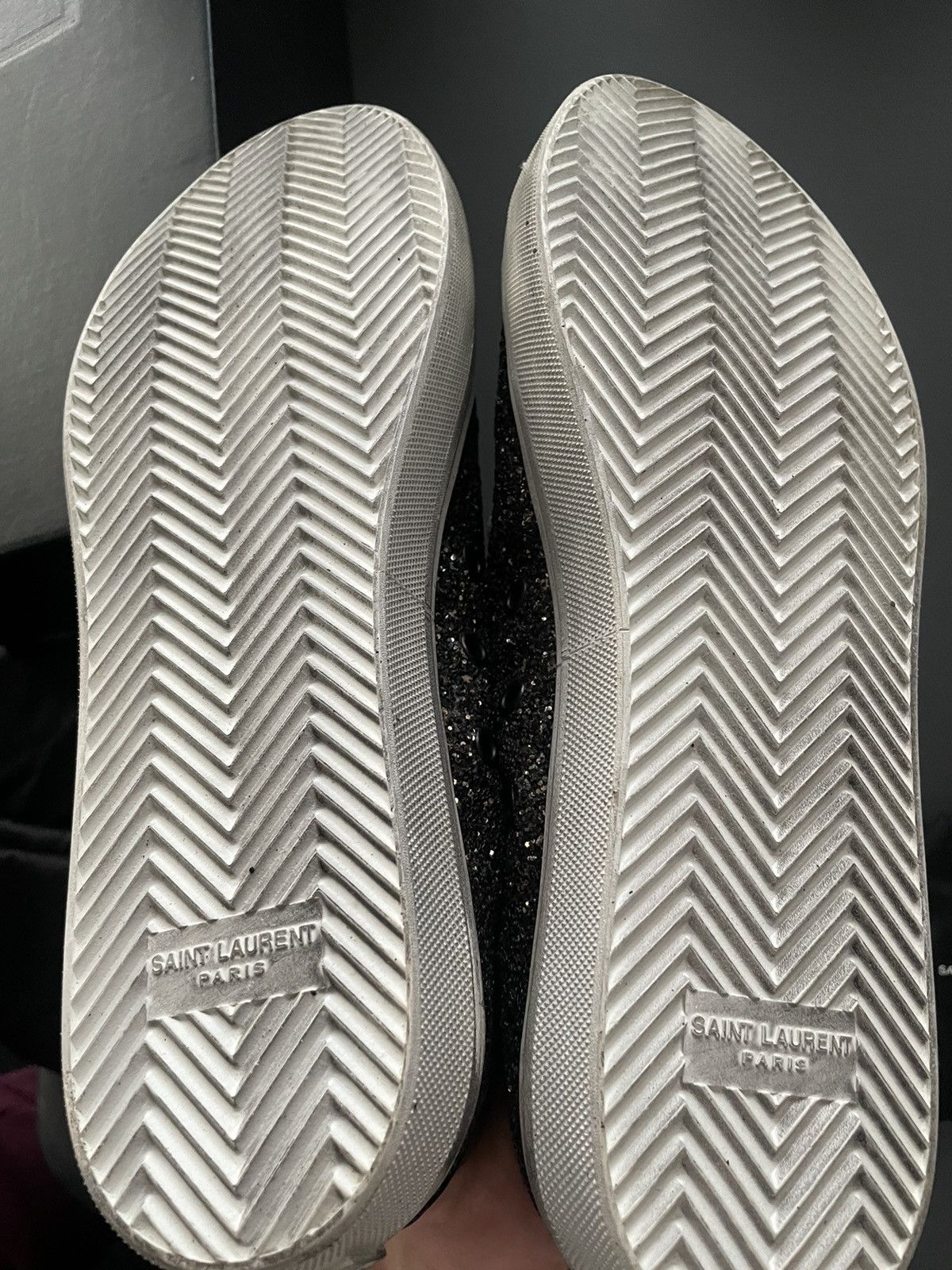 Saint Laurent Paris × Yves Saint Laurent Limited Edition Saint Laurent Super Runway Glitters Sneakers Size US 10 / EU 43 - 11 Thumbnail