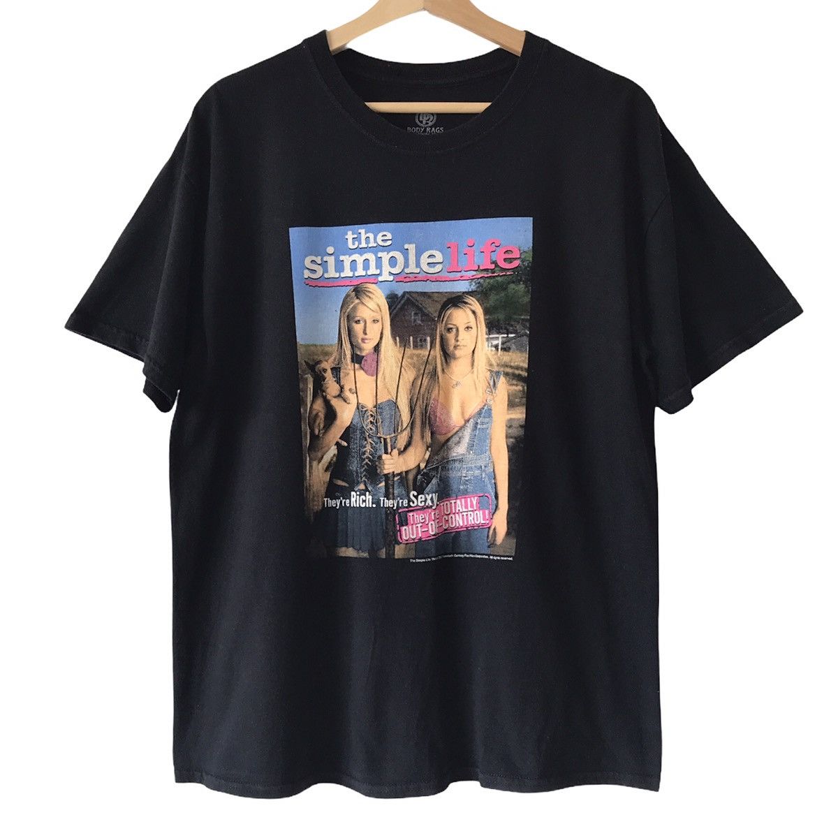 Vintage Authentic 2000s The Simple Life American TV Show Promo Tee Size US L / EU 52-54 / 3 - 1 Thumbnail