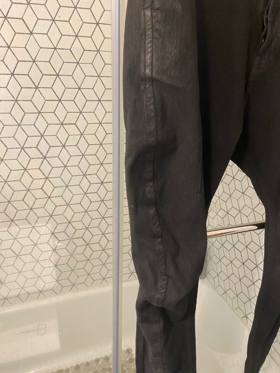 Julius Coated Stretch Denim Drop Crotch Jeans Size US 32 / EU 48 - 3 Thumbnail