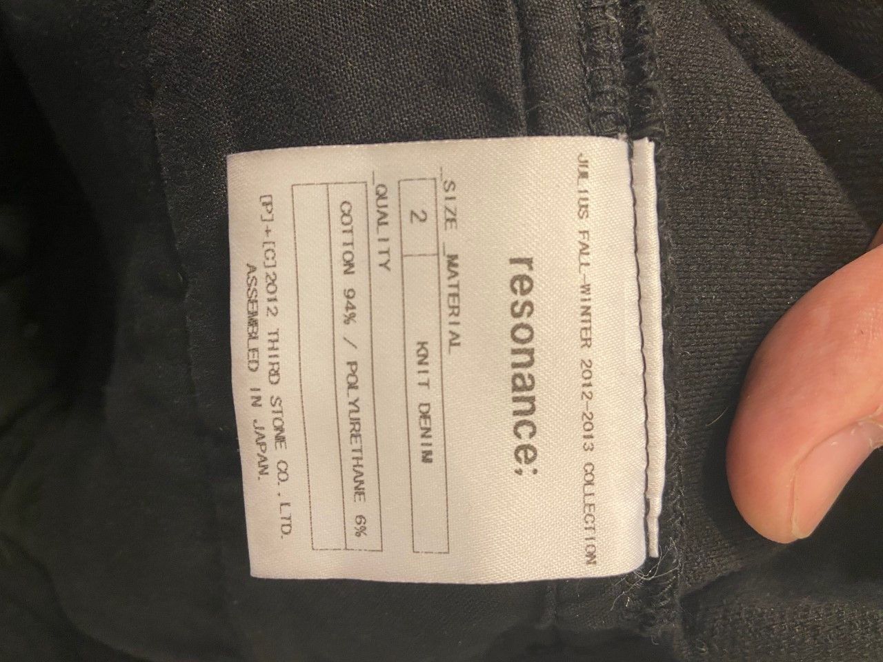 Julius Coated Stretch Denim Drop Crotch Jeans Size US 32 / EU 48 - 8 Thumbnail