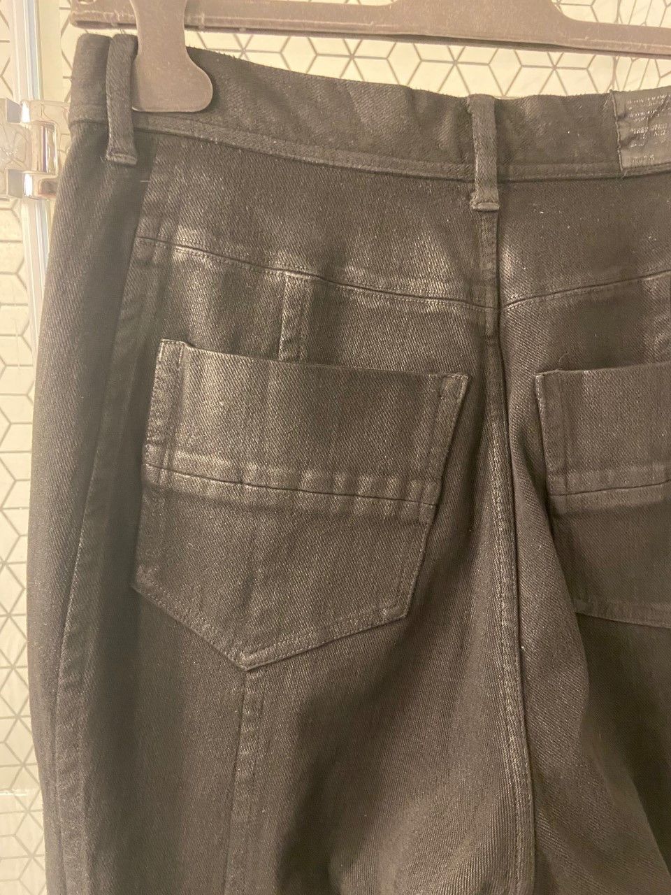 Julius Coated Stretch Denim Drop Crotch Jeans Size US 32 / EU 48 - 4 Thumbnail
