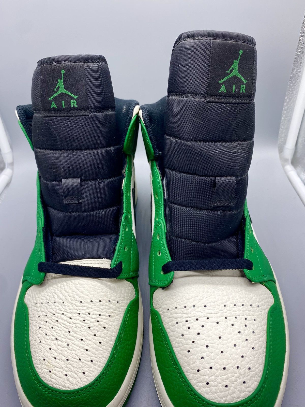Jordan Brand Air Jordan 1 Mid Pine Green Size US 12 / EU 45 - 5 Thumbnail