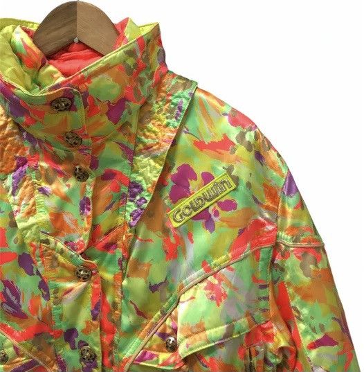 Goldwin VINTAGE GOLDWIN MULTICOLOUR SKI BOMBER JACKET Size M / US 6-8 / IT 42-44 - 4 Thumbnail