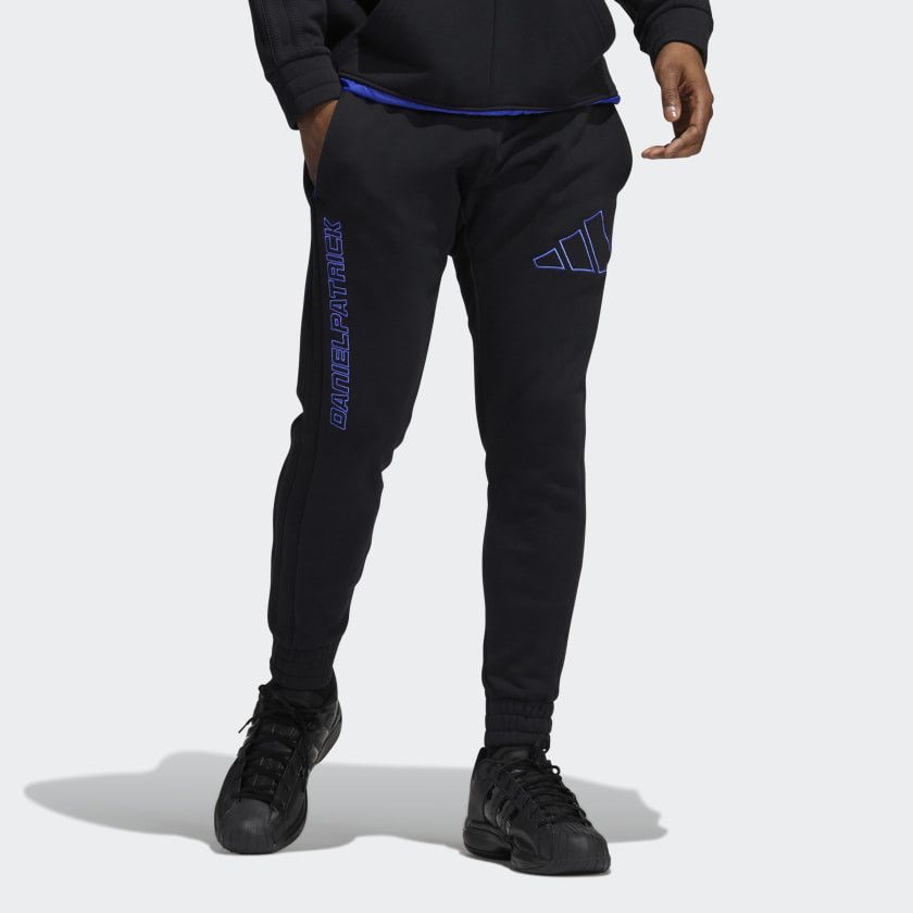 Adidas × Daniel Patrick Basketball Hoops Pants Joggers Black Blue GU2285 Medium Size US 32 / EU 48 - 3 Thumbnail