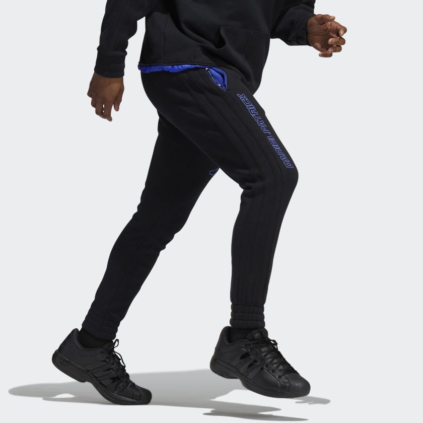 Adidas × Daniel Patrick Basketball Hoops Pants Joggers Black Blue GU2285 Medium Size US 32 / EU 48 - 5 Thumbnail