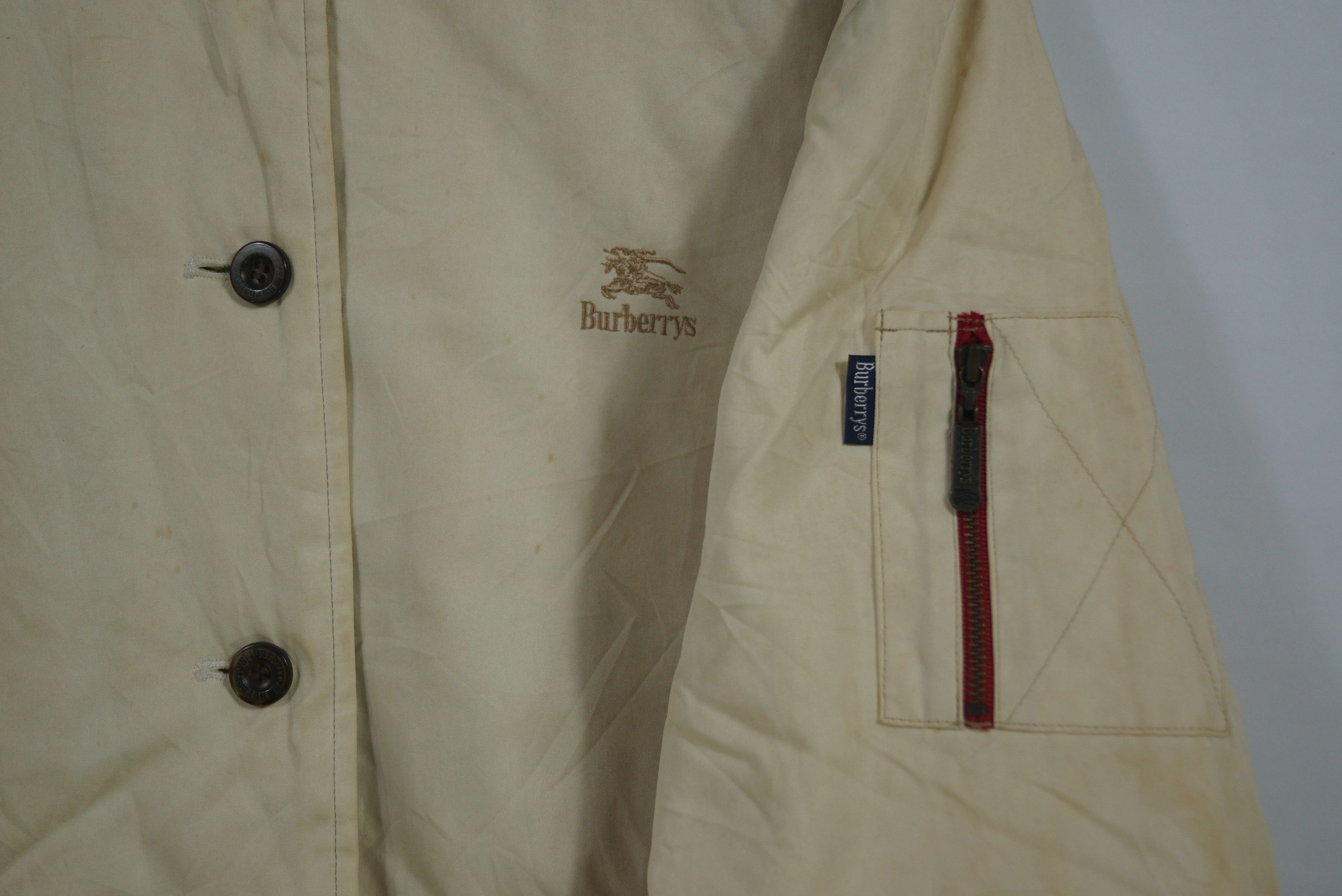 Burberry Rare💥BESTOFFER💥 Light Jackets Button Burberry Small Logo Size US L / EU 52-54 / 3 - 6 Thumbnail