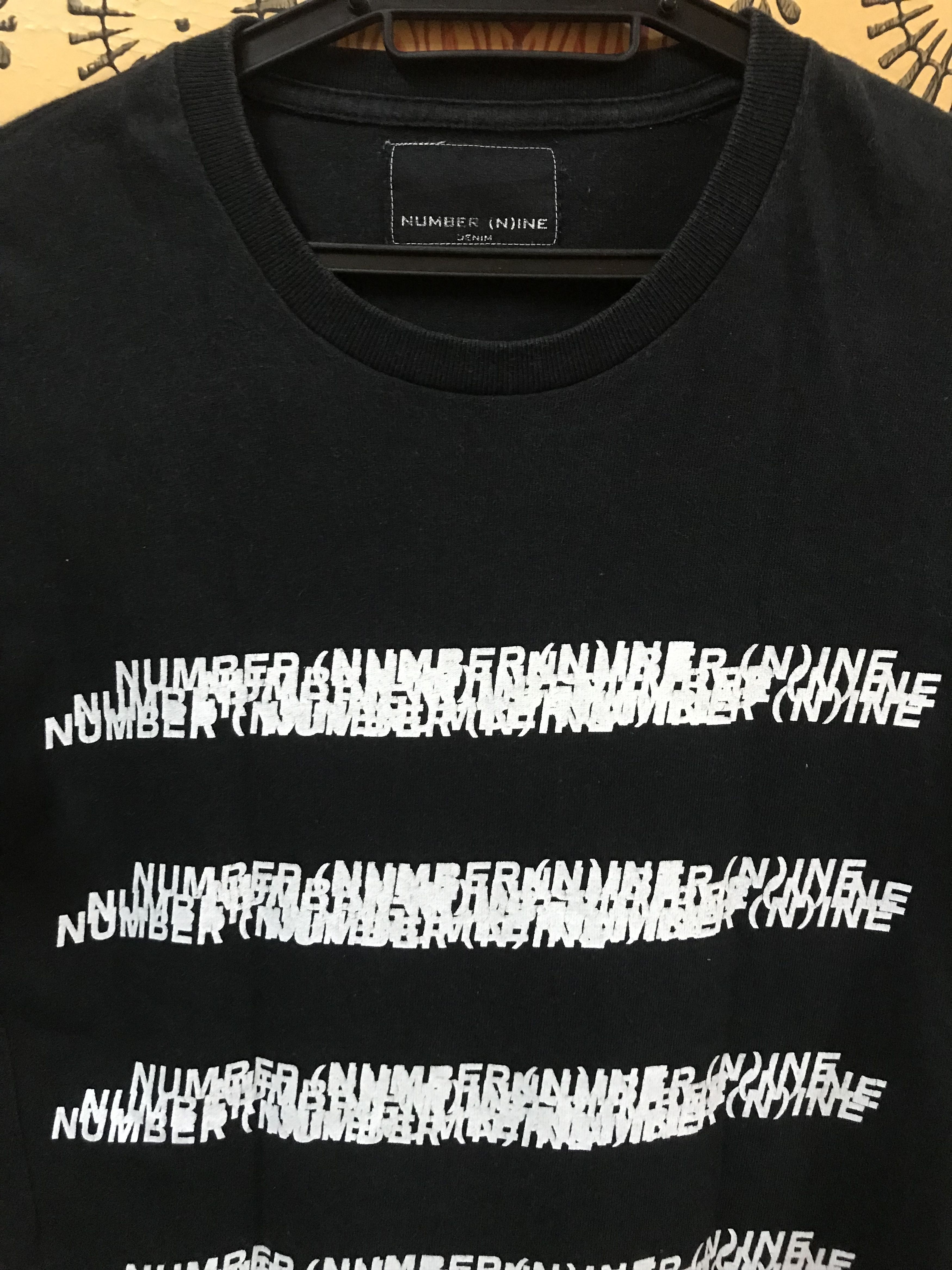 Number (N)ine Number Nine Denim Archive Multi Logo T-Shirt