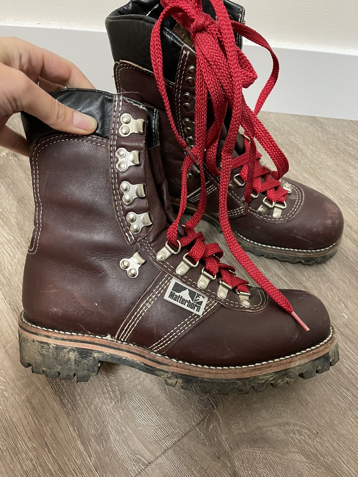 Vintage Matterhorn hiking boots with Vibram soles | Grailed