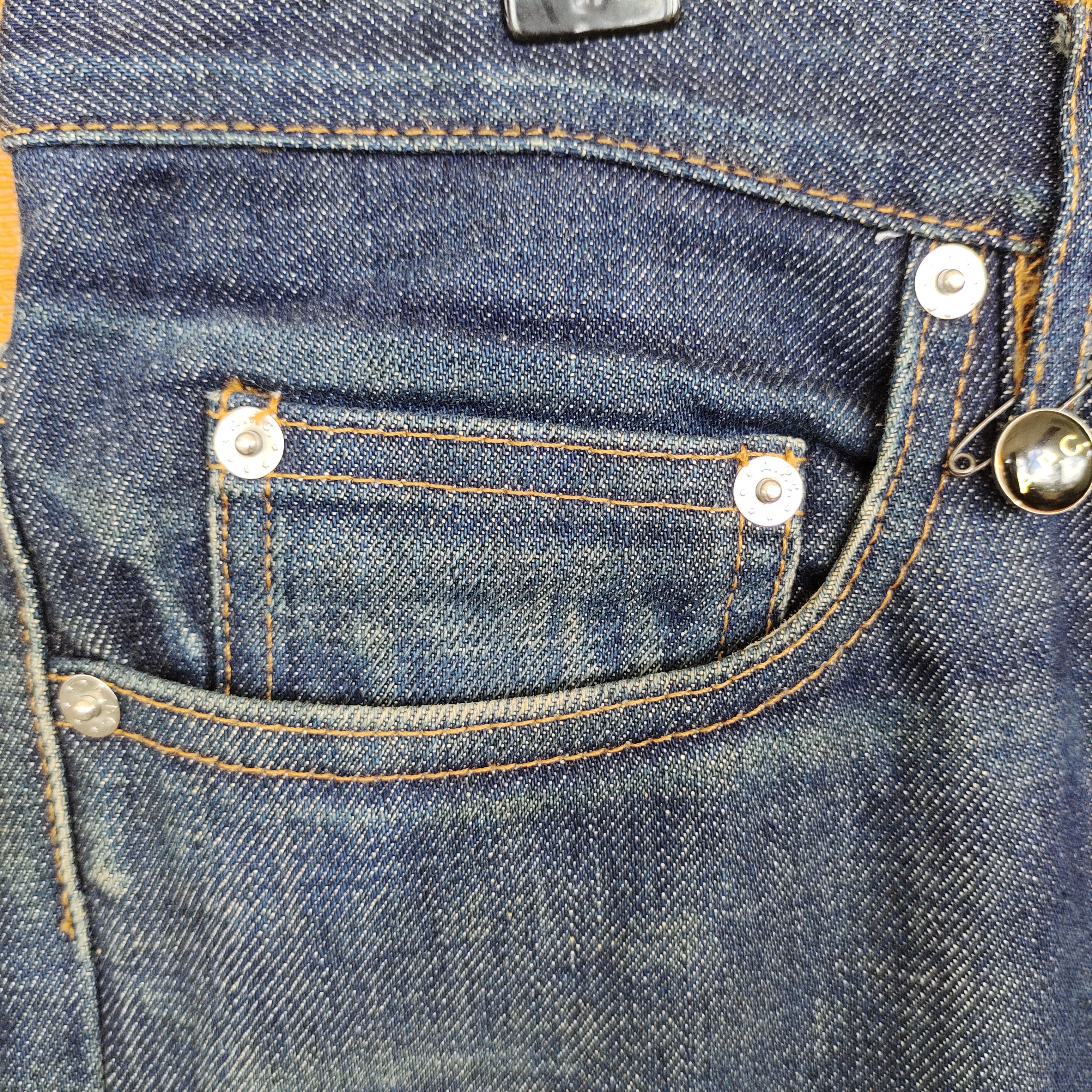 A.P.C. Vintage S06 A.P.C Cure Straight Cut Denim Jeans Size US 29 - 9 Thumbnail