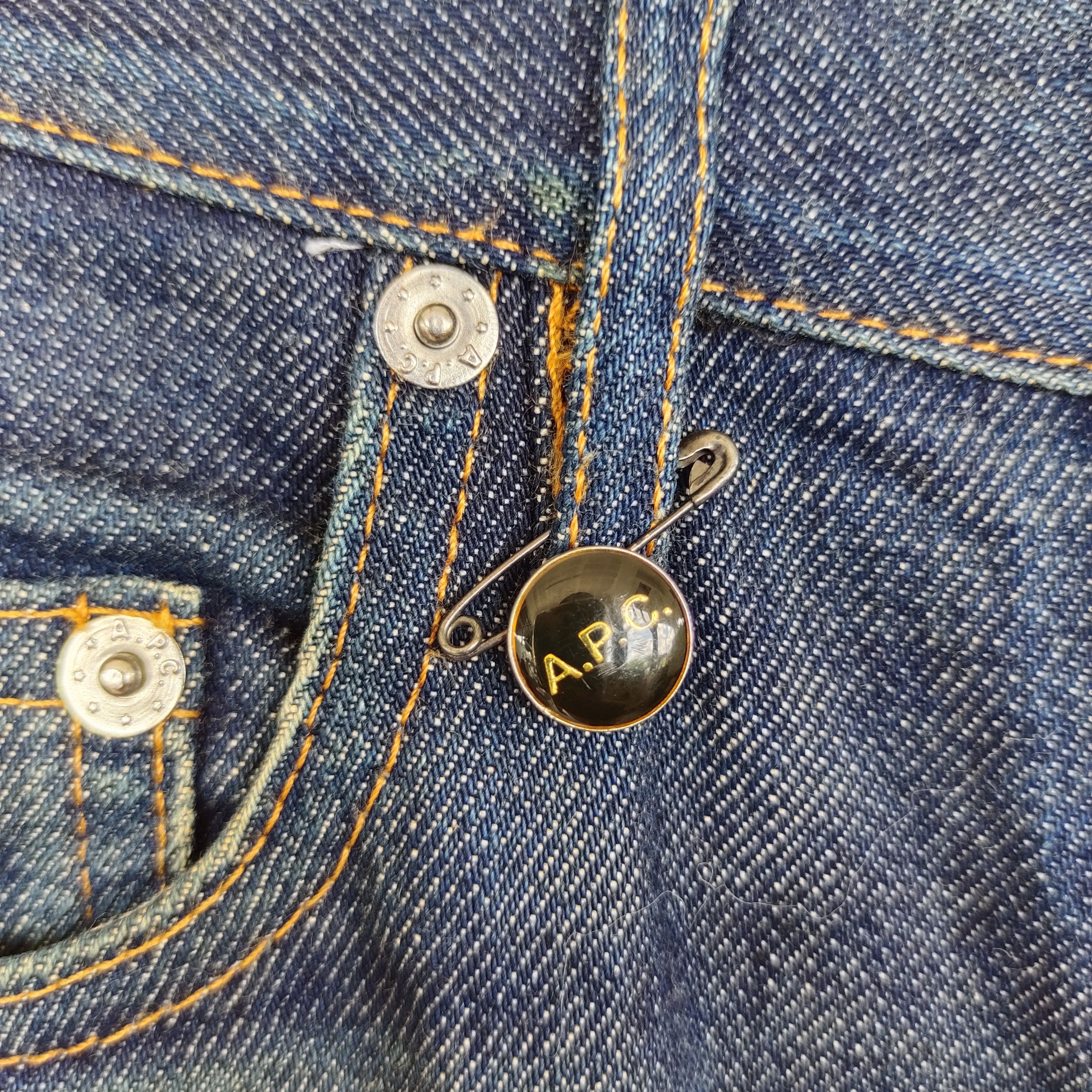 A.P.C. Vintage S06 A.P.C Cure Straight Cut Denim Jeans Size US 29 - 14 Thumbnail