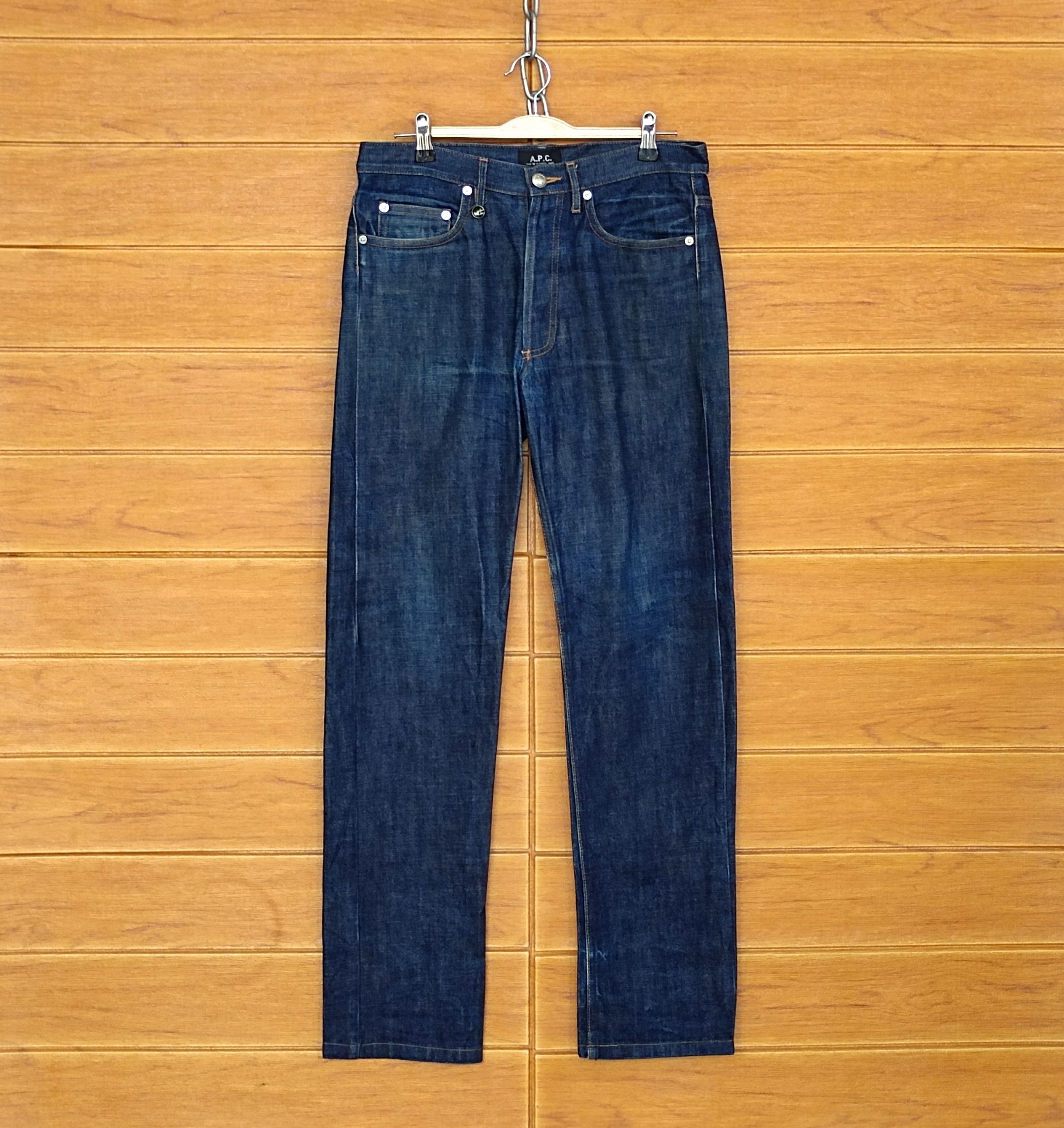 A.P.C. Vintage S06 A.P.C Cure Straight Cut Denim Jeans Size US 29 - 1 Thumbnail