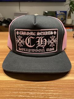 Chrome Hearts CH Baseball Hat – Brown/Pink