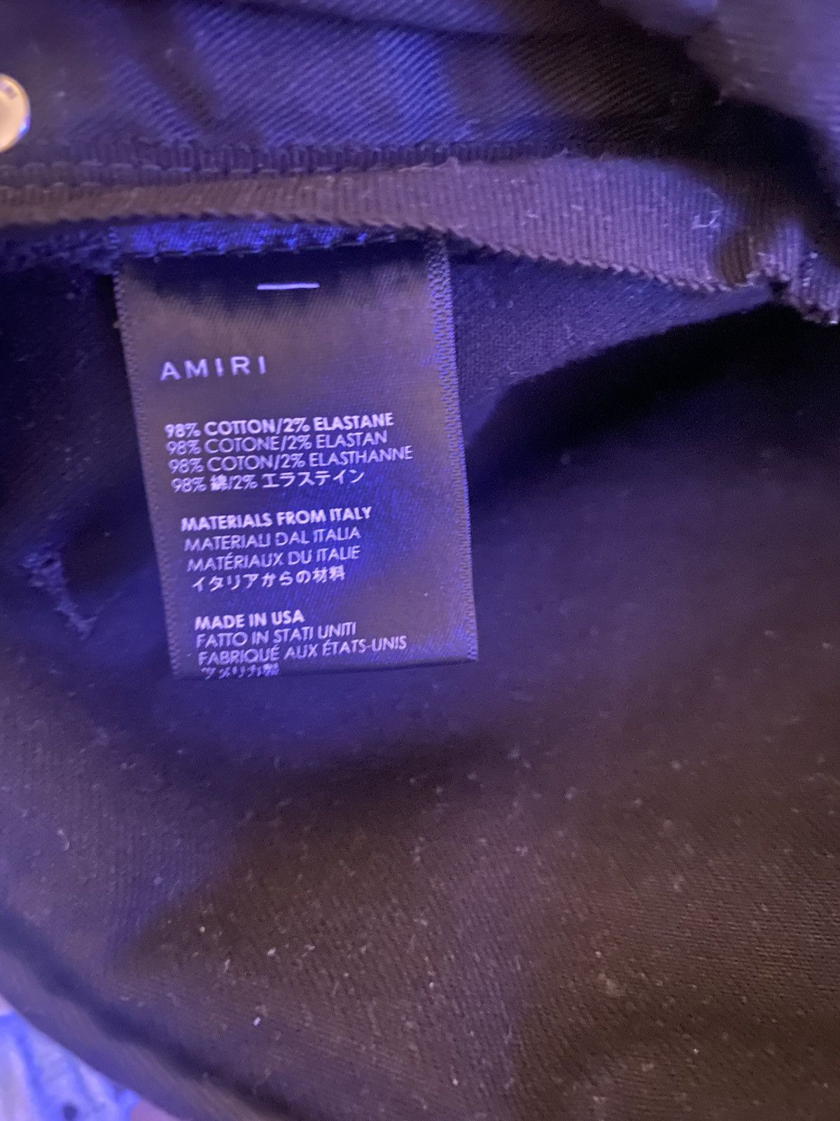 Amiri Amiri Distressed Thrasher Jean Size US 32 / EU 48 - 9 Thumbnail