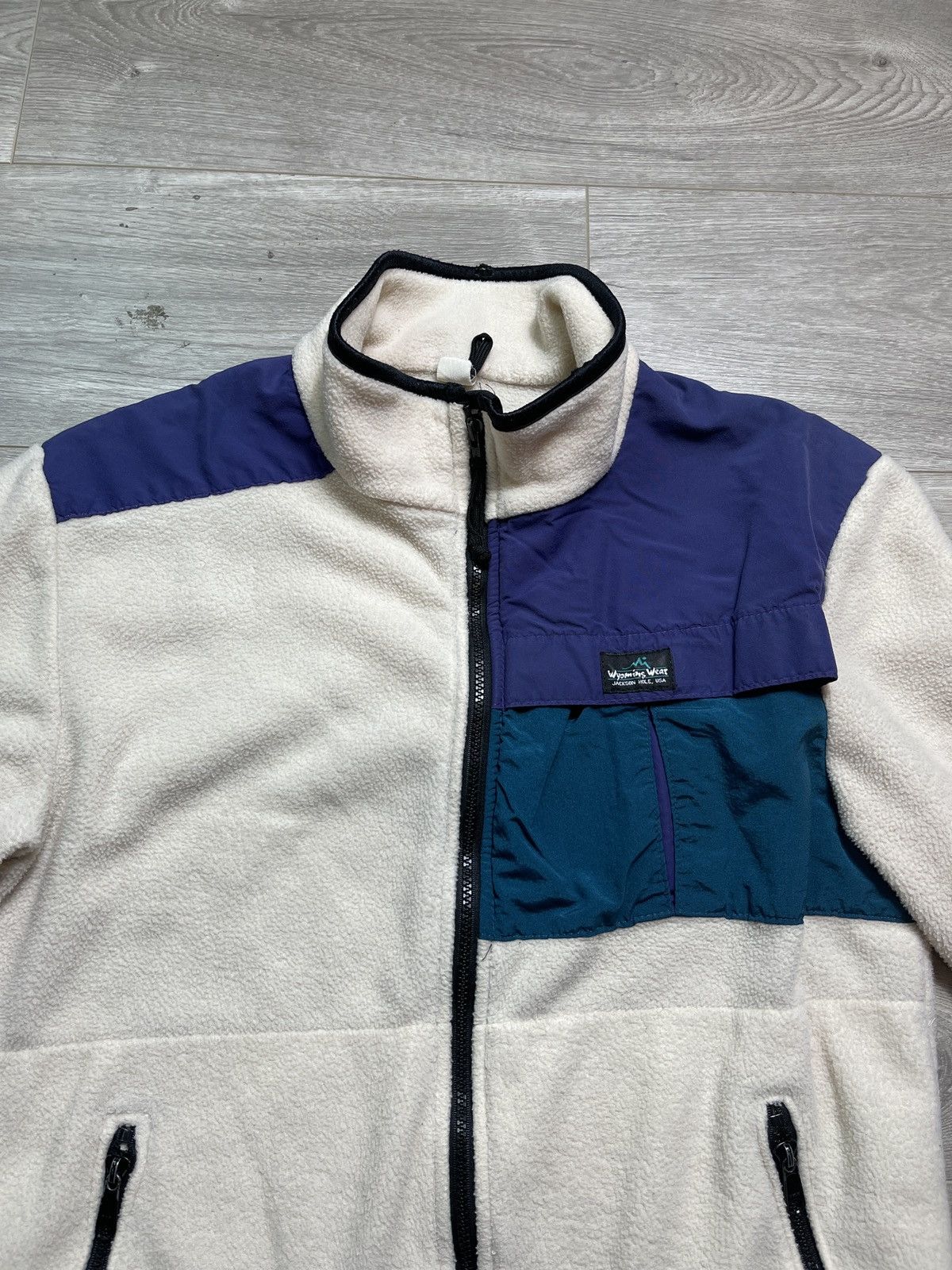 Vintage Vintage 90s Deep Pile Fleece Zip Up Wyoming Wear Retro Size US M / EU 48-50 / 2 - 3 Thumbnail
