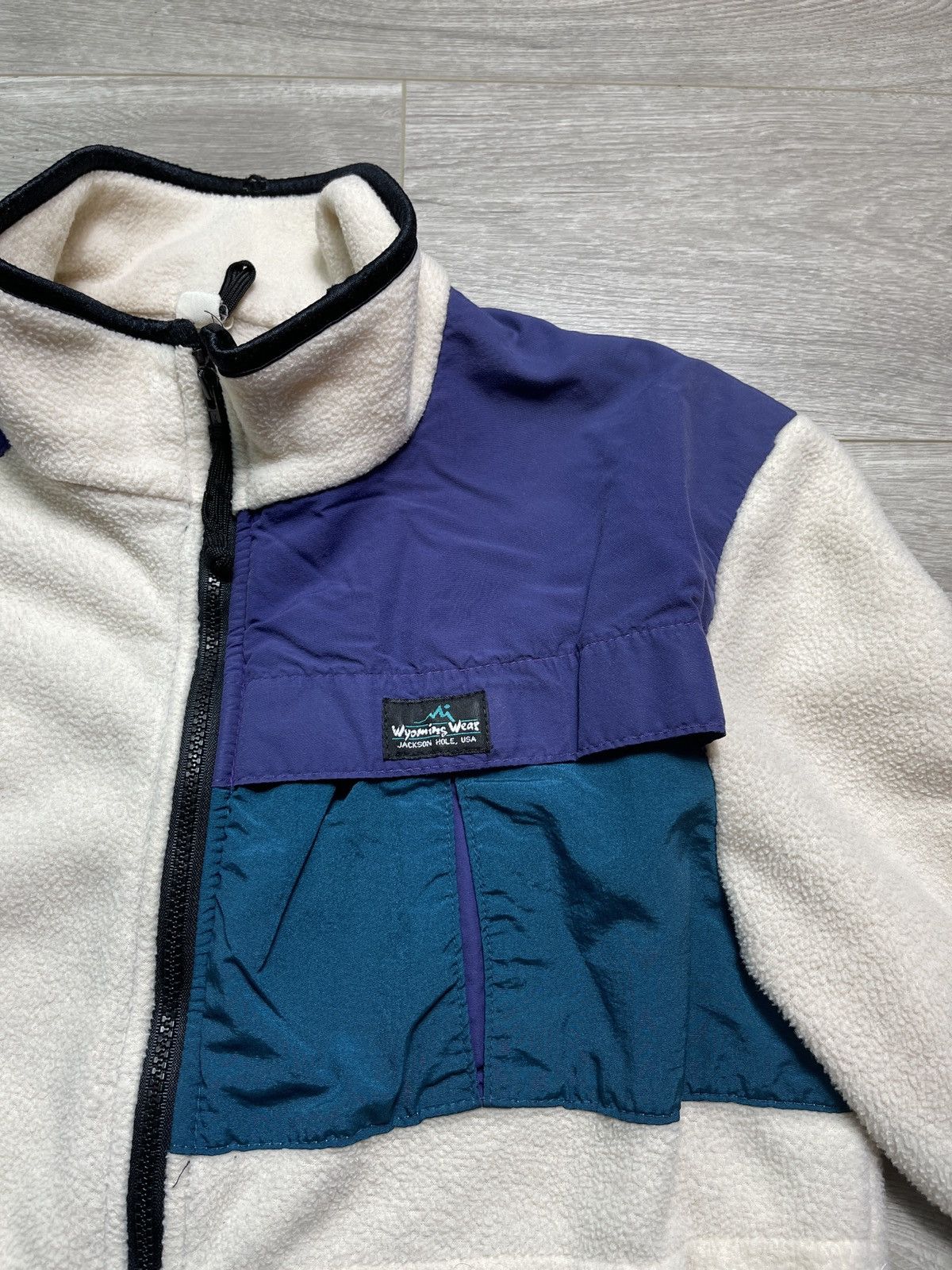 Vintage Vintage 90s Deep Pile Fleece Zip Up Wyoming Wear Retro Size US M / EU 48-50 / 2 - 2 Thumbnail
