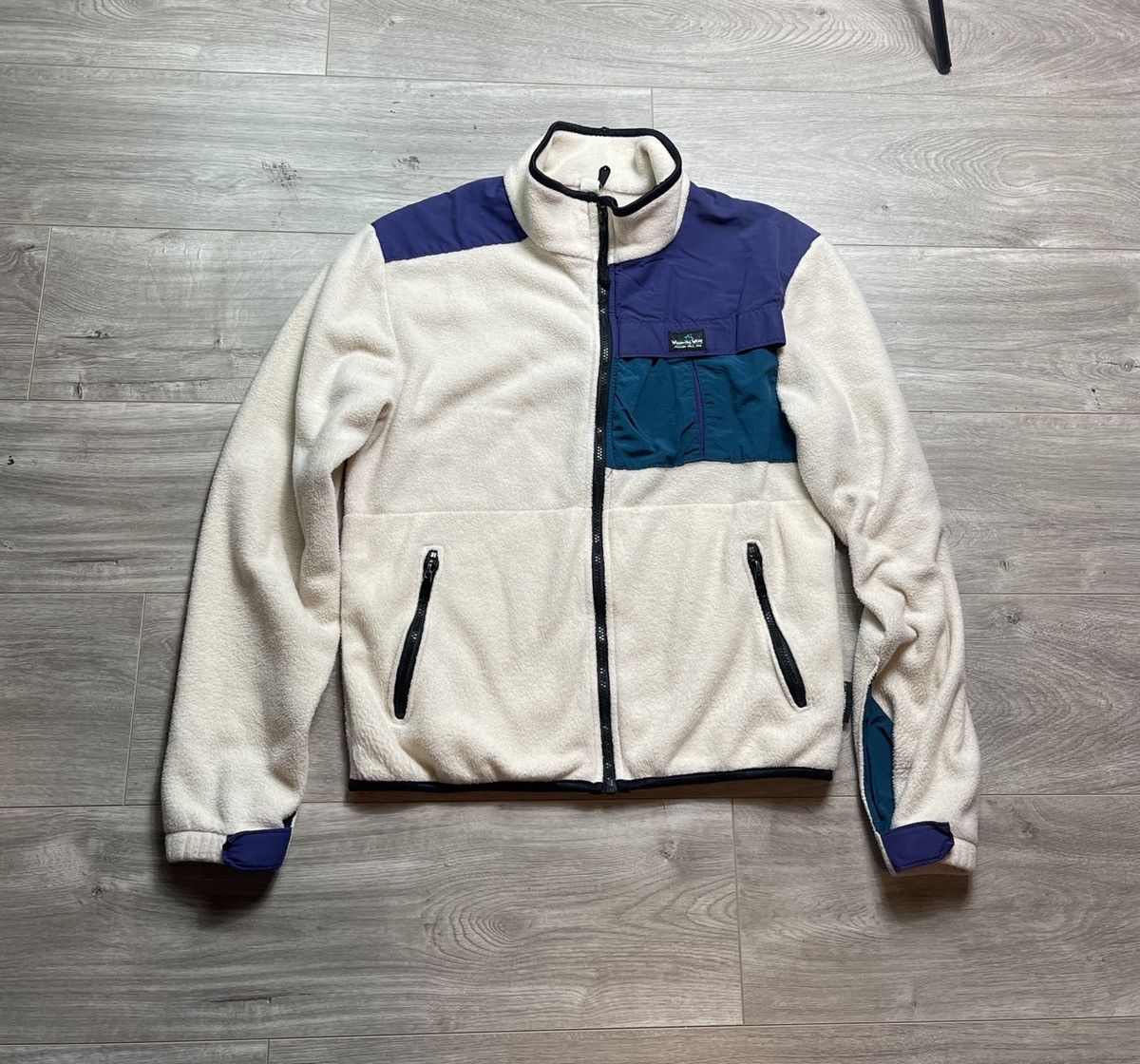 Vintage Vintage 90s Deep Pile Fleece Zip Up Wyoming Wear Retro Size US M / EU 48-50 / 2 - 1 Thumbnail