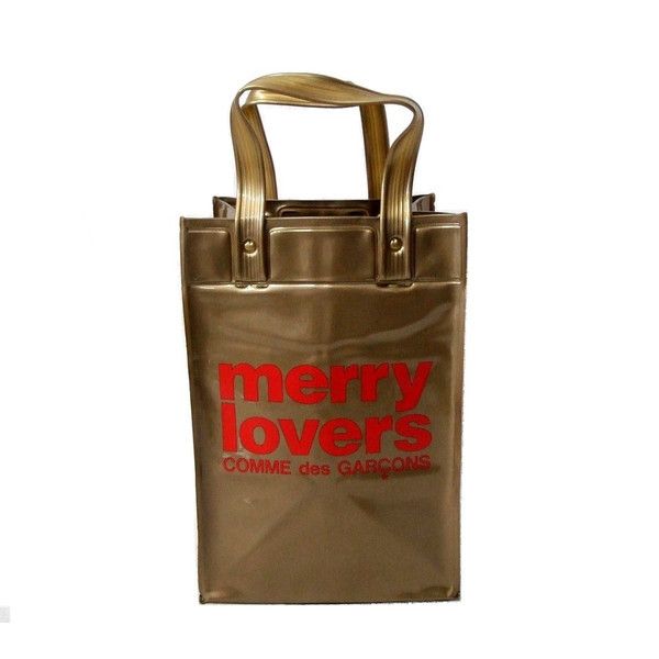 Comme des Garcons Tote Bag Gold Christmas Limited Parfum | Grailed