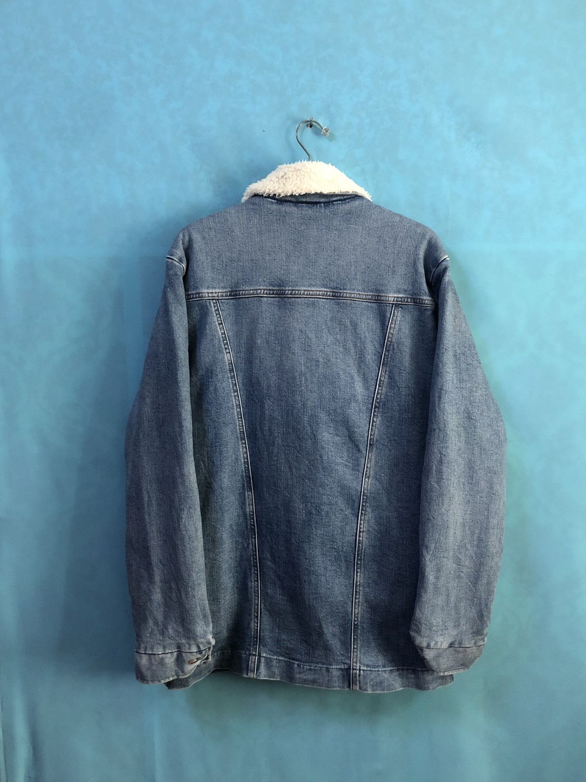 Wrangler 1980s sherpa denim faux fur #A2 Size US L / EU 52-54 / 3 - 5 Thumbnail