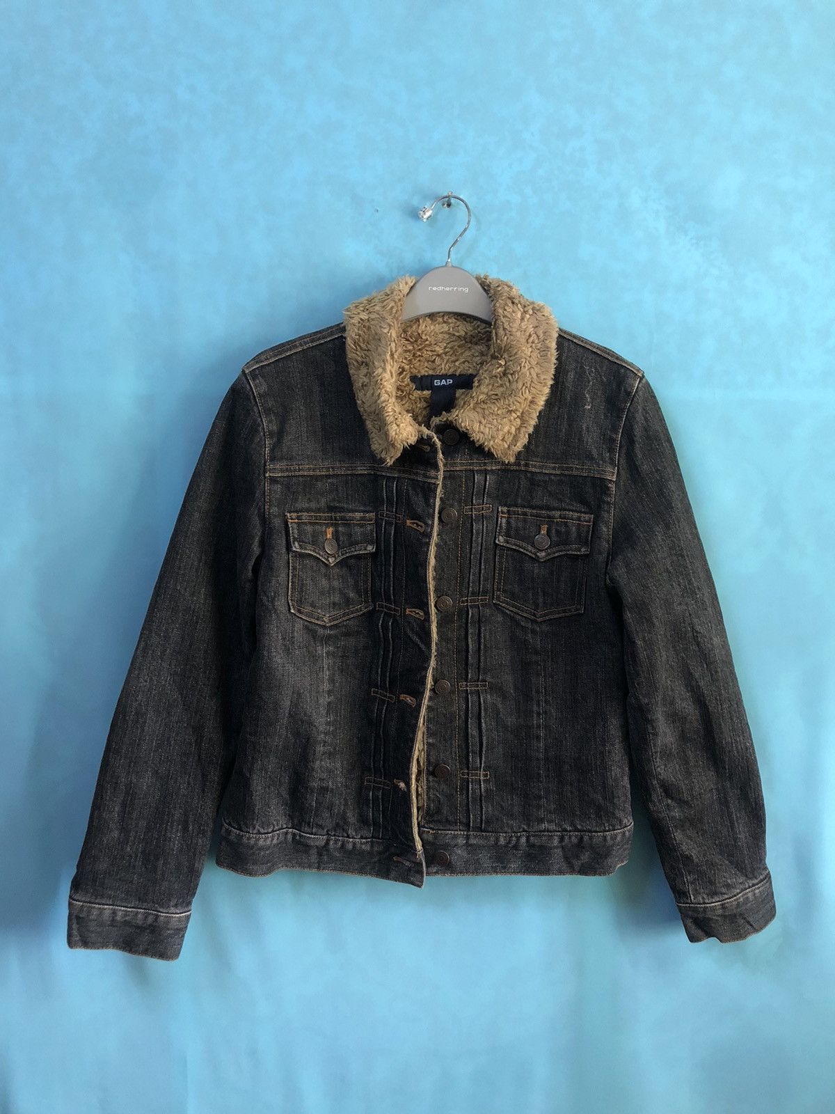 Gap sherpa black denim #A2 Size US S / EU 44-46 / 1 - 2 Thumbnail