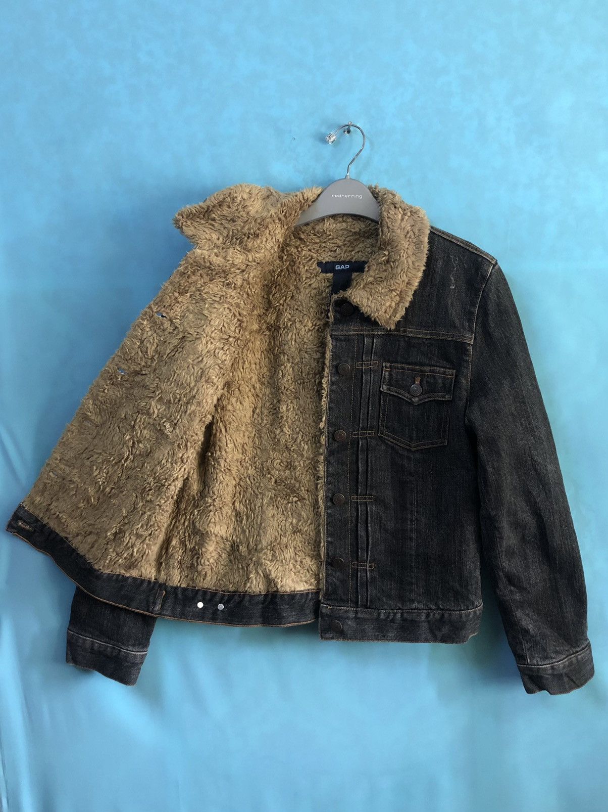 Gap sherpa black denim #A2 Size US S / EU 44-46 / 1 - 6 Thumbnail