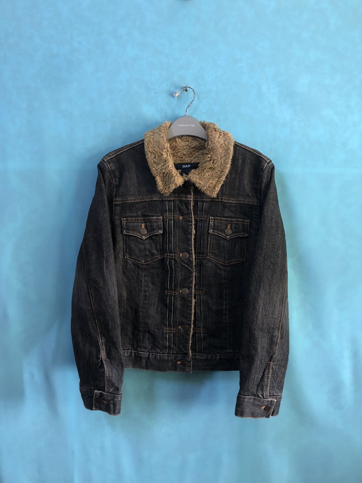 Gap sherpa black denim #A2 Size US S / EU 44-46 / 1 - 1 Thumbnail