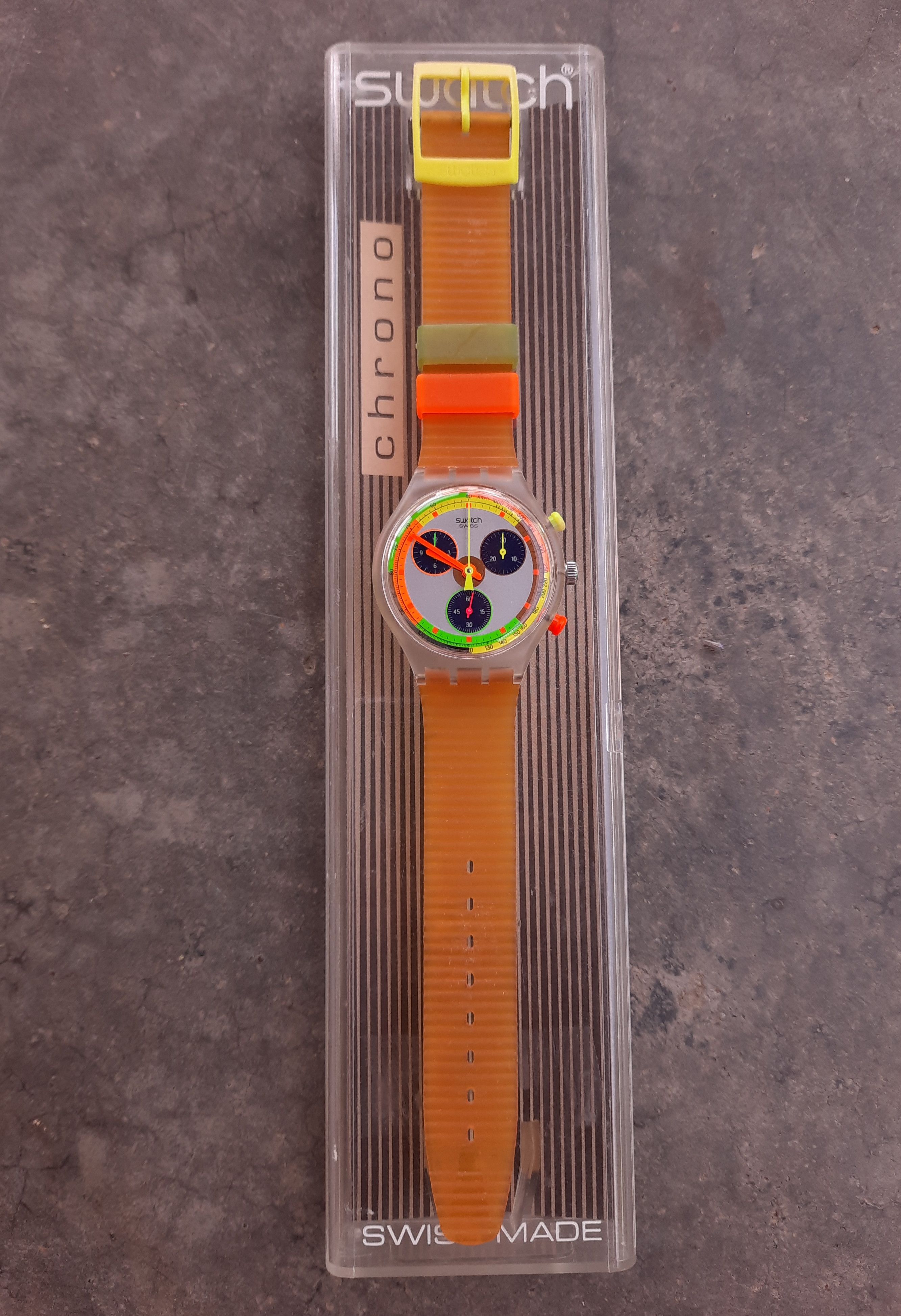 Swatch Watch - Chrono Jelly Stag (SCK 104) – RetroMofo