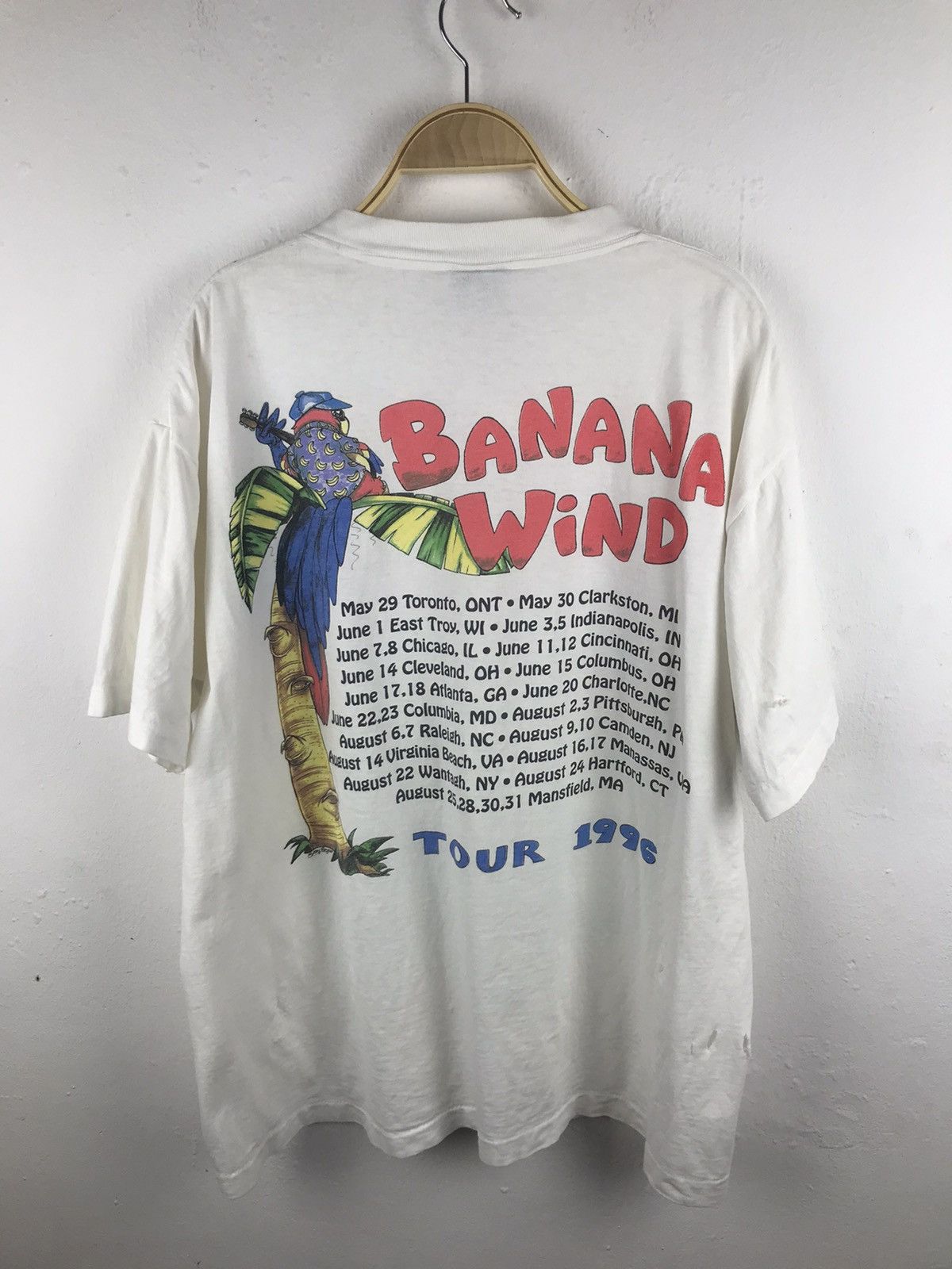 Vintage Jimmy Buffett Tour 1996 Distressed Shirt