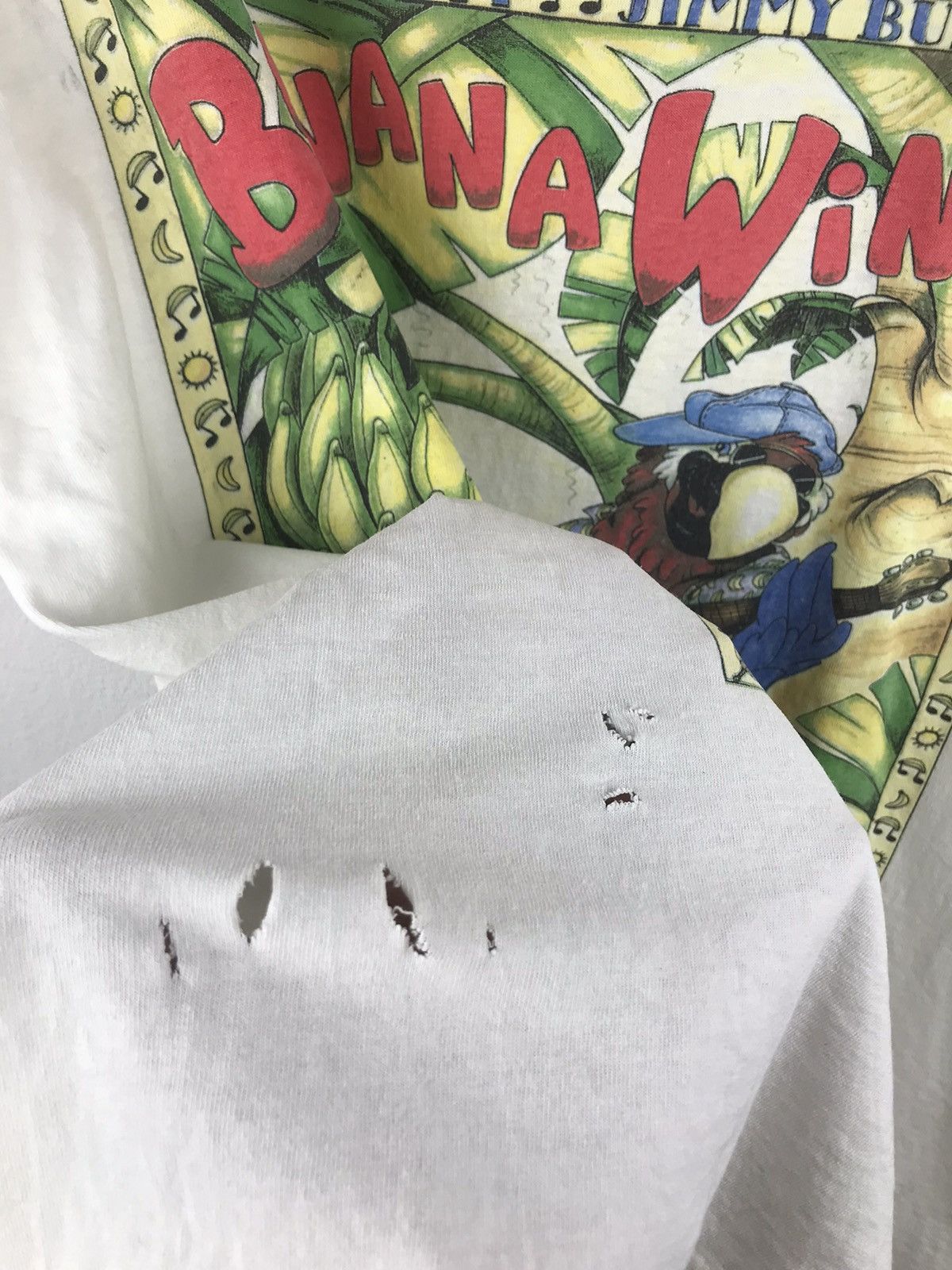 Vintage Jimmy Buffett Tour 1996 Distressed Shirt