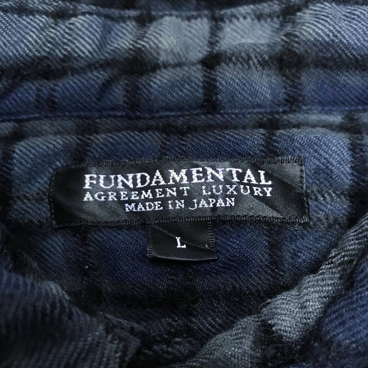 FUNDAMENTAL Wool Plaid Shirt