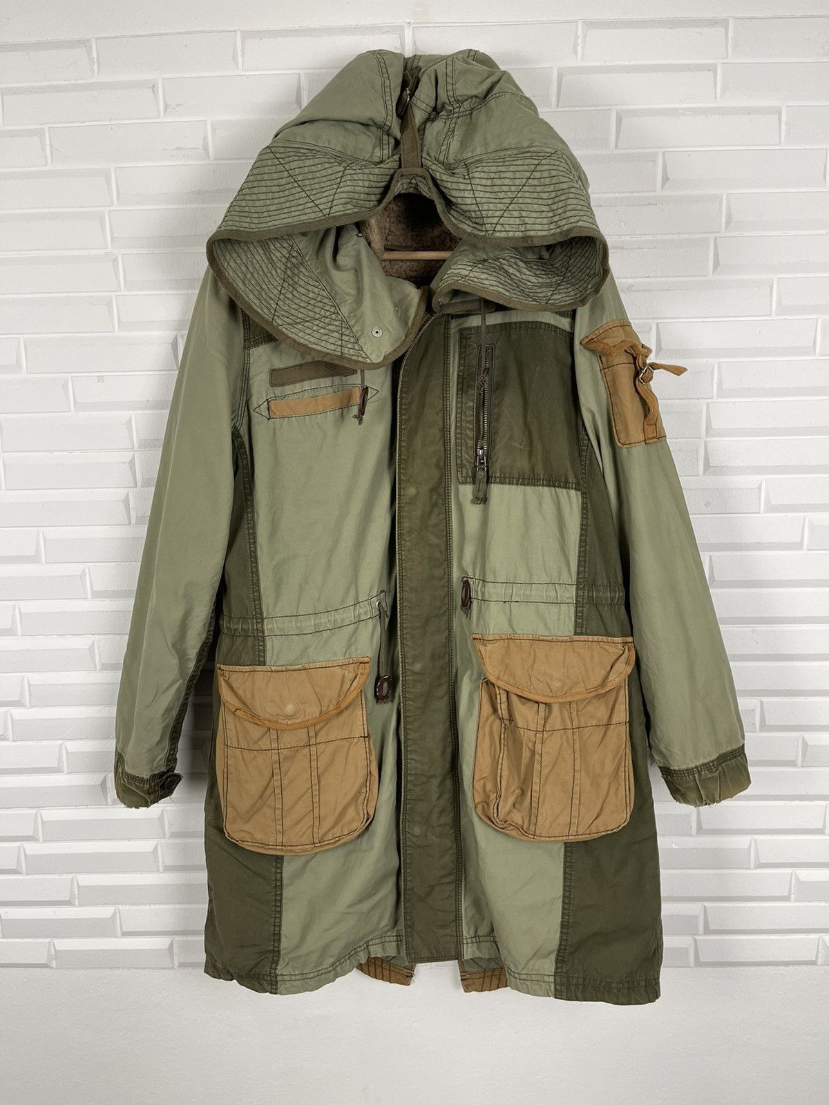 Japanese Brand Japan Kobayashi Parkas Distressed Patch Pockets Size US M / EU 48-50 / 2 - 8 Thumbnail