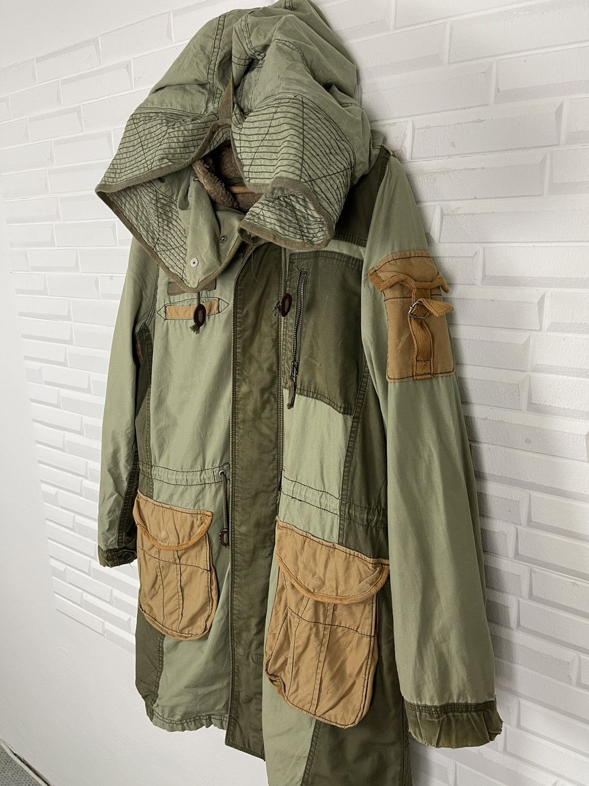 Japanese Brand Japan Kobayashi Parkas Distressed Patch Pockets Size US M / EU 48-50 / 2 - 7 Thumbnail
