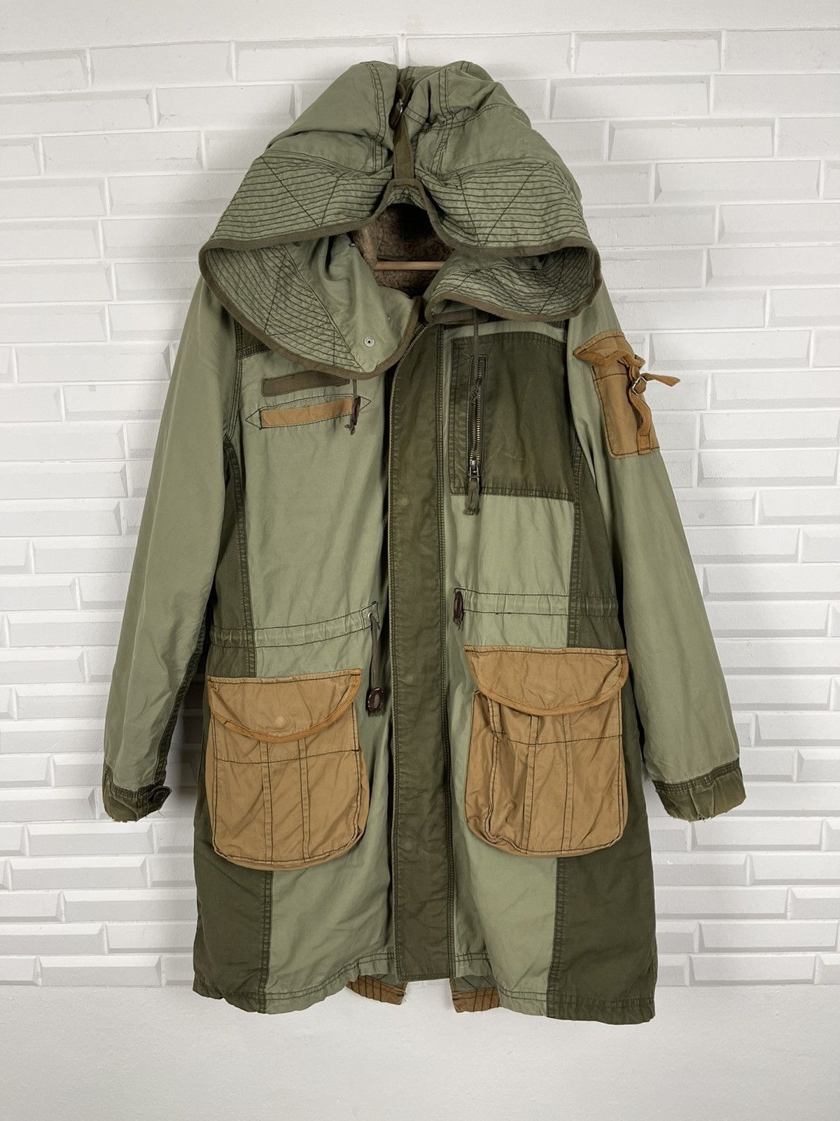 Japanese Brand Japan Kobayashi Parkas Distressed Patch Pockets Size US M / EU 48-50 / 2 - 1 Thumbnail