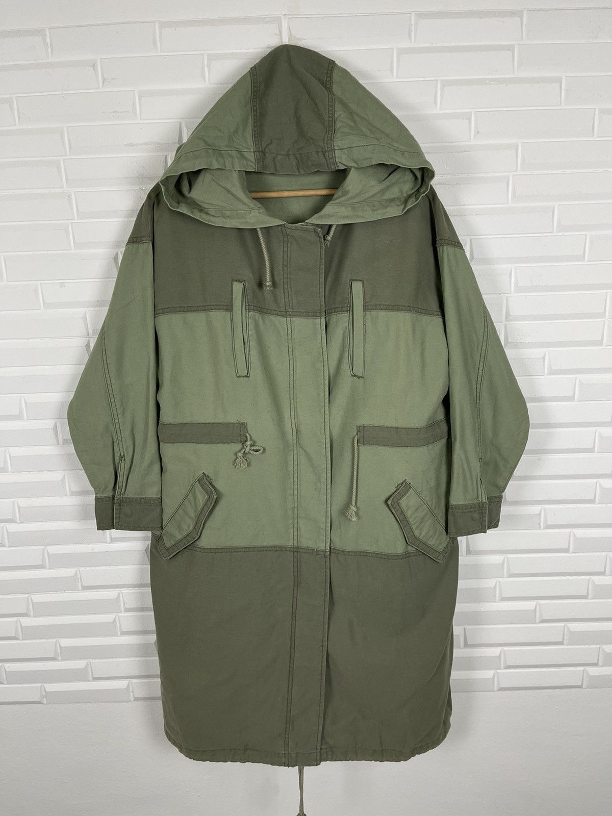 Designer Japanese Designer Azul Green Parkas Hoodie Size US S / EU 44-46 / 1 - 5 Thumbnail