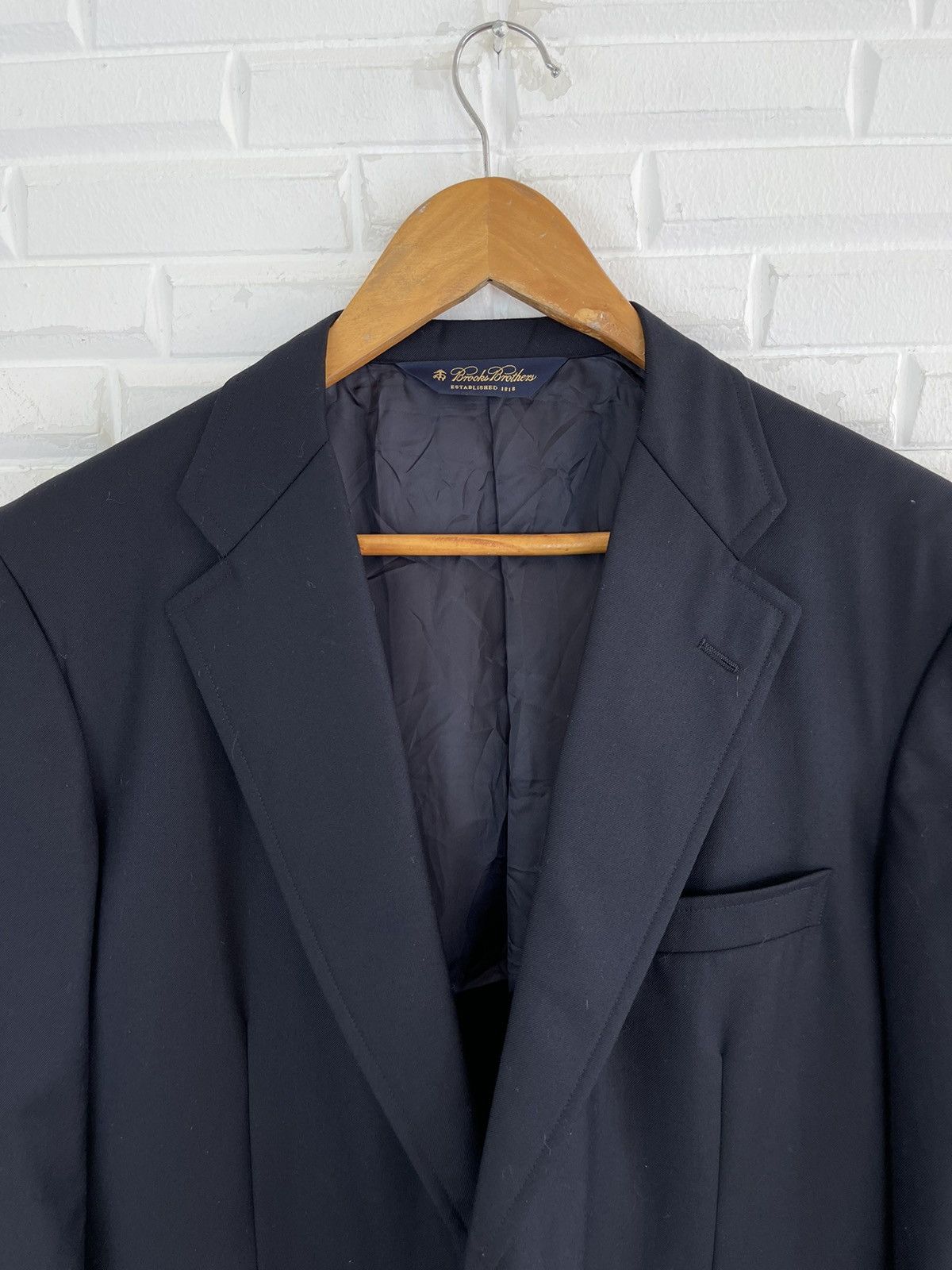 Brooks Brothers × Designer Vintage Brooks Brothers Wool Coat Size 38R - 2 Thumbnail