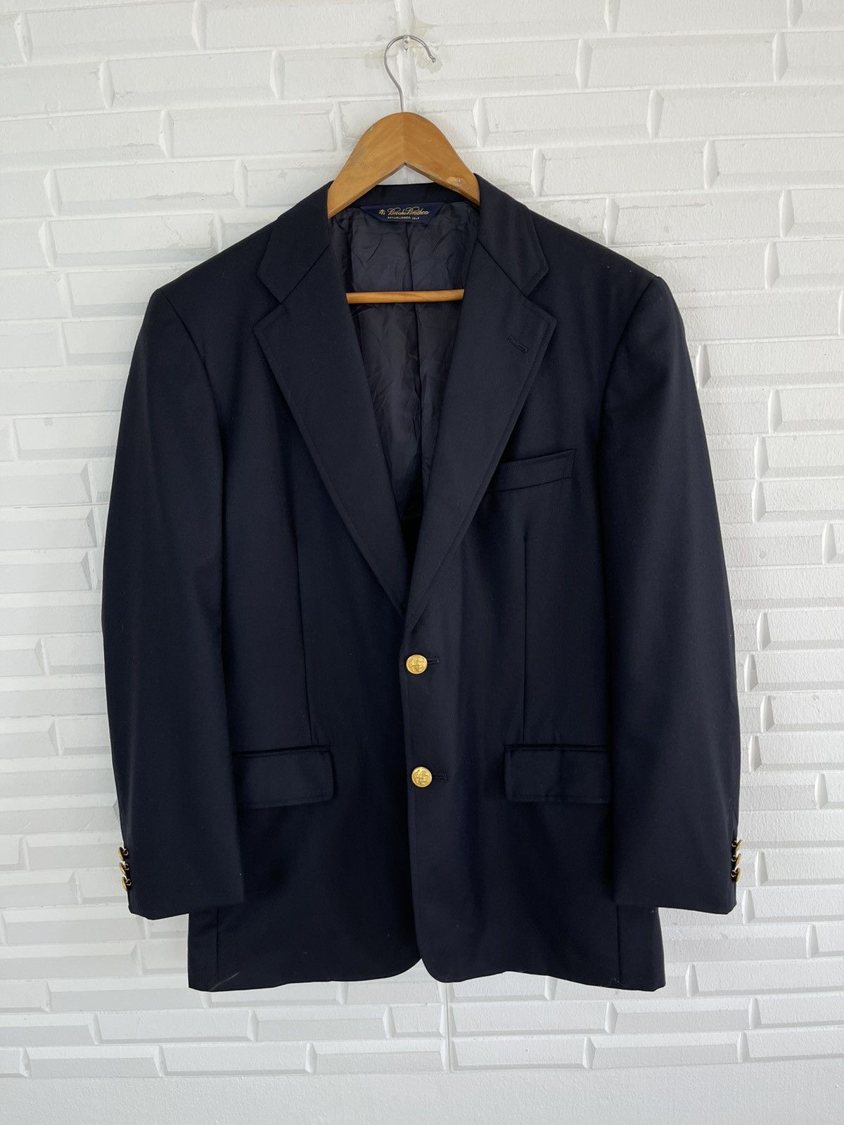 Brooks Brothers × Designer Vintage Brooks Brothers Wool Coat Size 38R - 1 Thumbnail