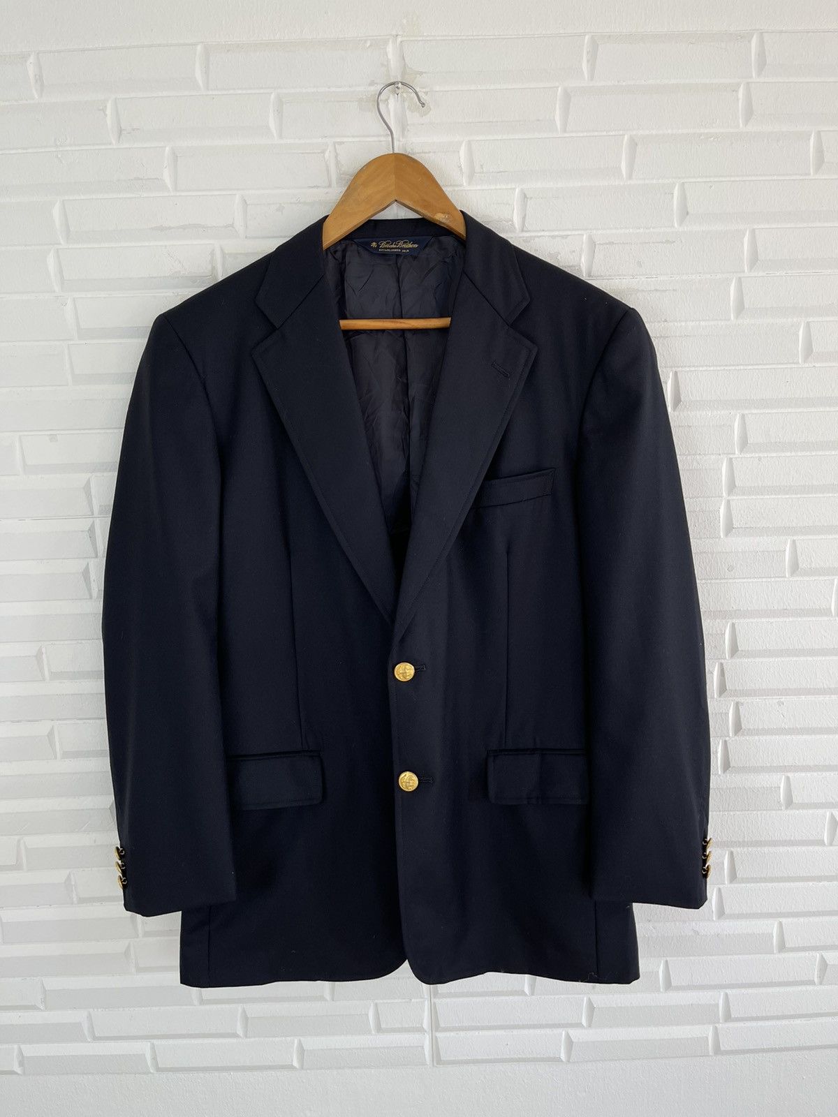 Brooks Brothers × Designer Vintage Brooks Brothers Wool Coat Size 38R - 7 Thumbnail