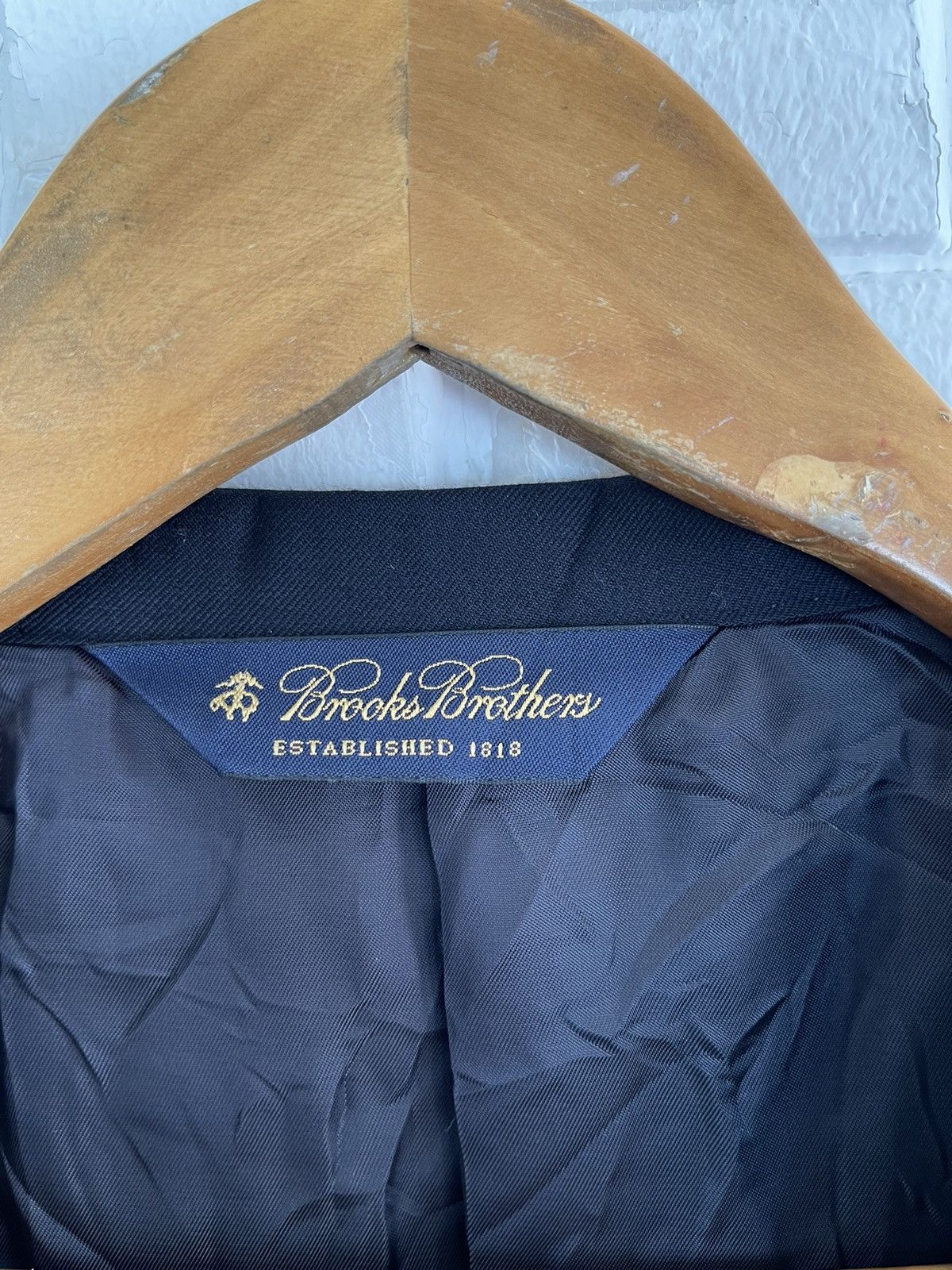 Brooks Brothers × Designer Vintage Brooks Brothers Wool Coat Size 38R - 4 Thumbnail