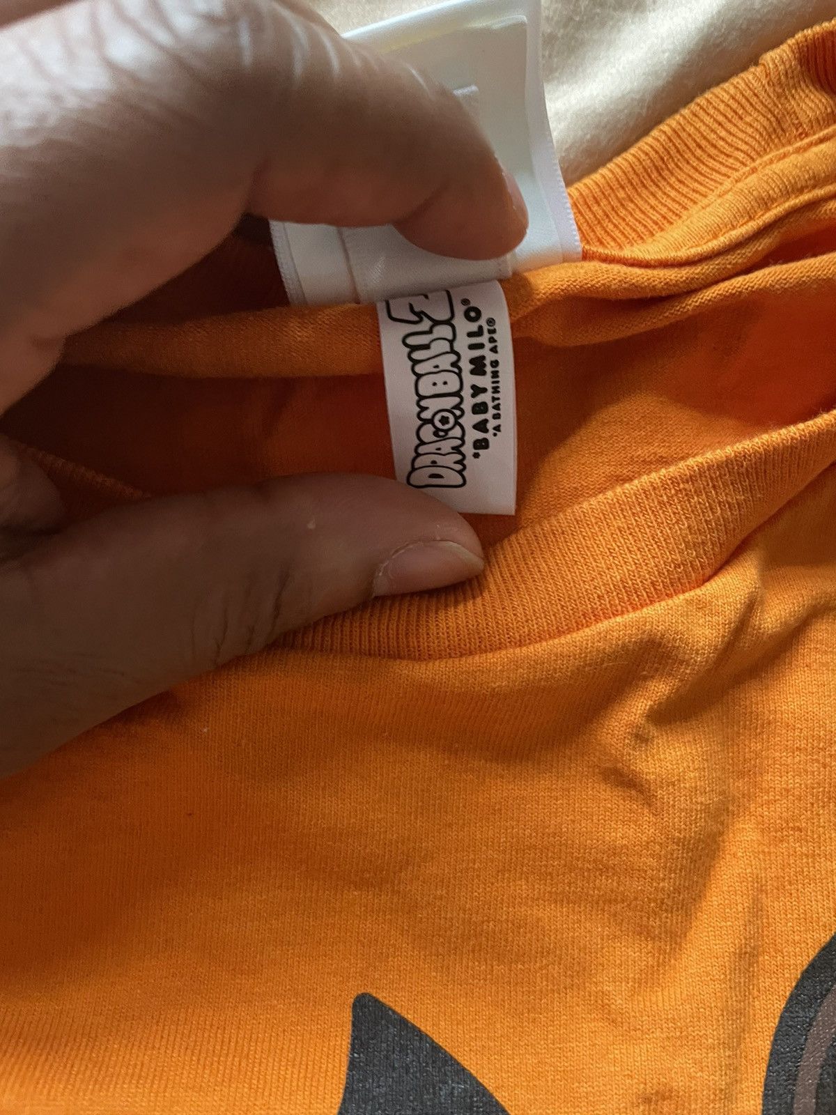 Bape Bape Dragon ball Z Vegeta Gohan Krillin Milo Orange T Shirt Size US L / EU 52-54 / 3 - 5 Thumbnail