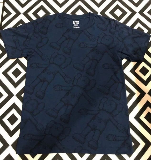 Japanese Brand × Kaws × Vintage 💣 OFFER Vtg 90's KAWS Fullprinted Design Tshirt Size US S / EU 44-46 / 1 - 1 Thumbnail