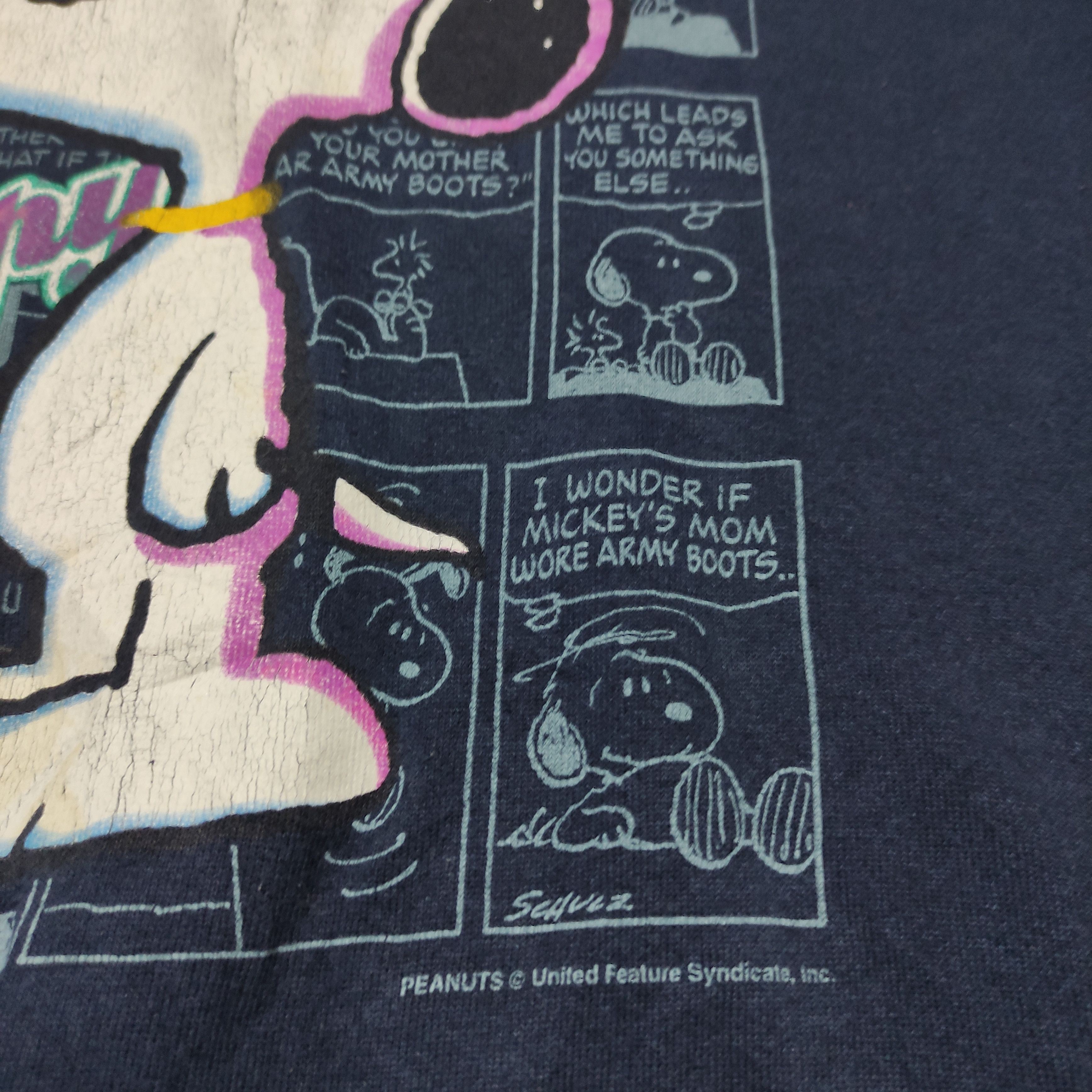 Peanuts × Vintage Vintage 80s Snoopy Peanut sweatshirt Size US M / EU 48-50 / 2 - 4 Thumbnail