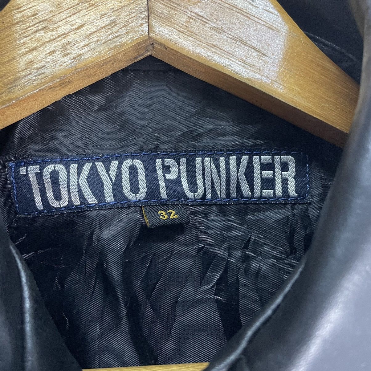 Leather ☀️TOKYO PUNKER Leather Double Collar Zipper Jacket Size US S / EU 44-46 / 1 - 12 Thumbnail
