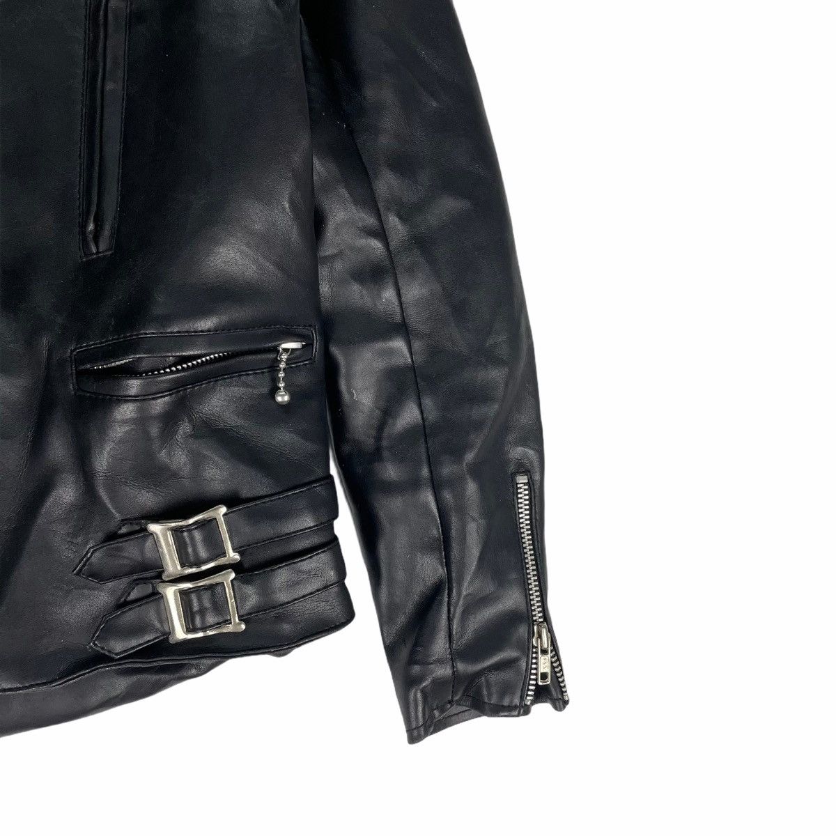 Leather ☀️TOKYO PUNKER Leather Double Collar Zipper Jacket Size US S / EU 44-46 / 1 - 6 Thumbnail