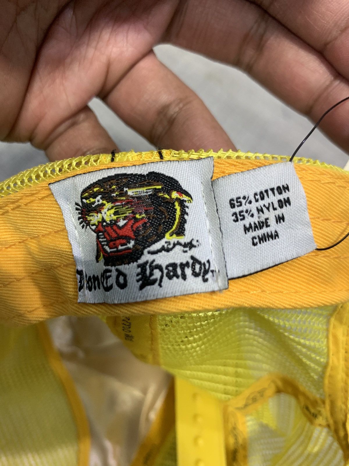 Christian Audigier × Ed Hardy × Japanese Brand 🔥Cap🔥 Ed Hardy X Christian Audiger Embroid Trucked Hat Size ONE SIZE - 7 Thumbnail