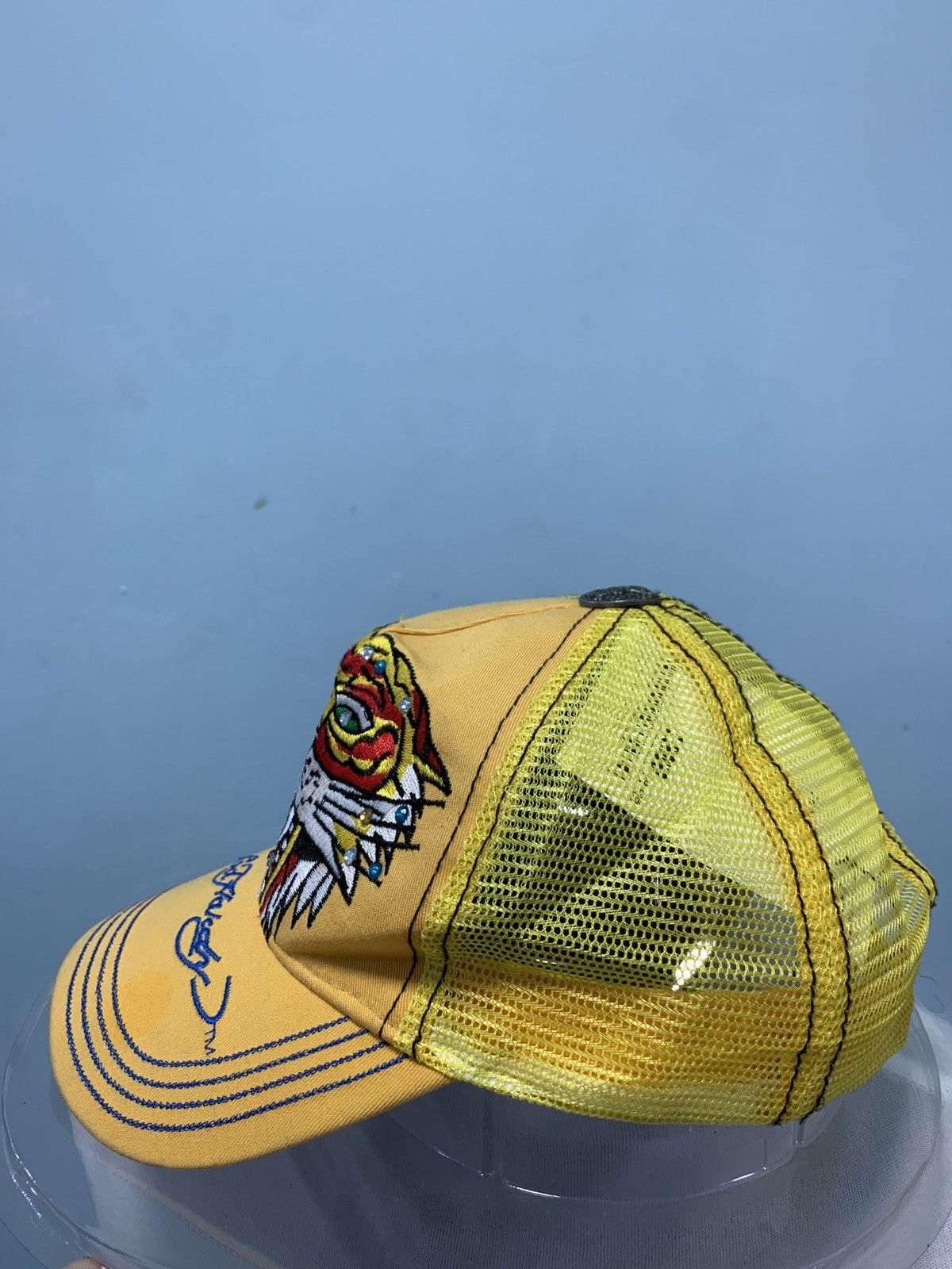 Christian Audigier × Ed Hardy × Japanese Brand 🔥Cap🔥 Ed Hardy X Christian Audiger Embroid Trucked Hat Size ONE SIZE - 4 Thumbnail