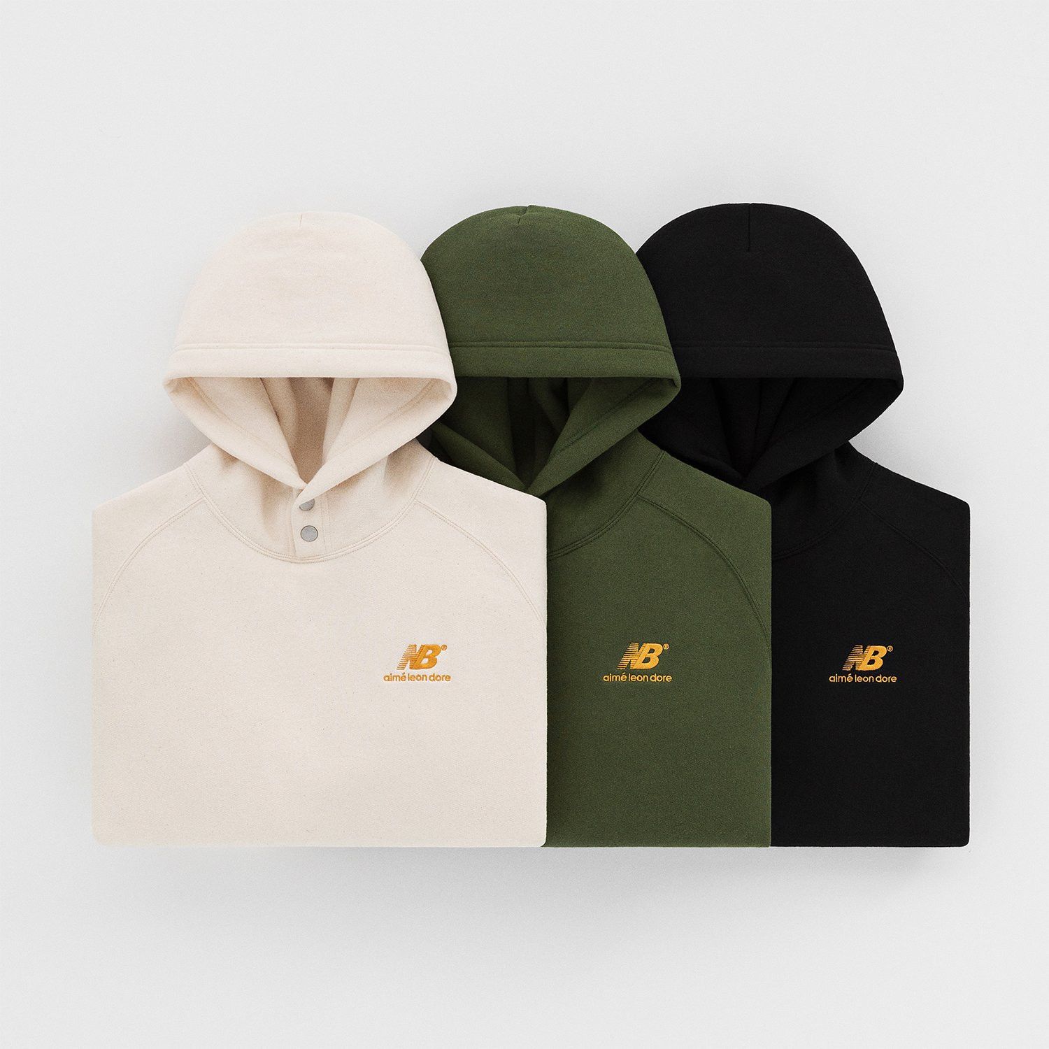 Aime Leon Dore New Balance Aime Leon Dore x New Balance Double Snap Hoodie XL Grailed